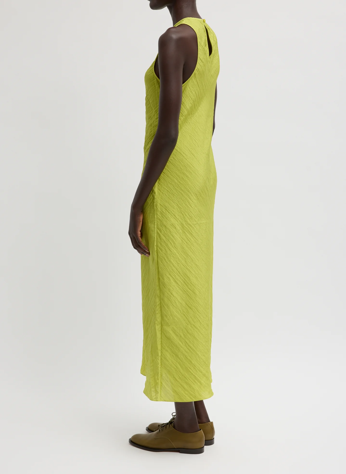 The Crinkle Slip Midi Bias Dress - Image 3