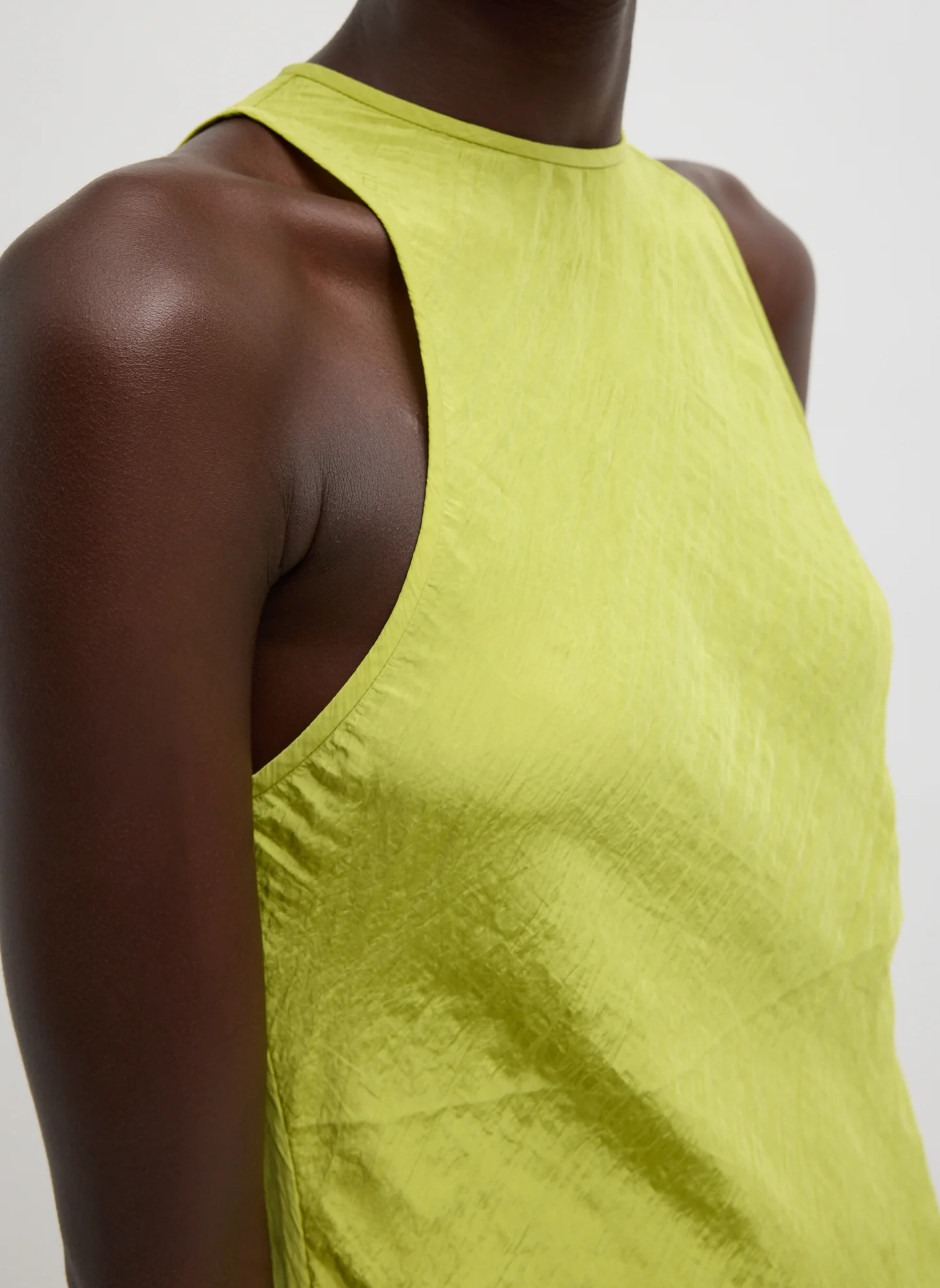 The Crinkle Slip Midi Bias Dress - Image 5