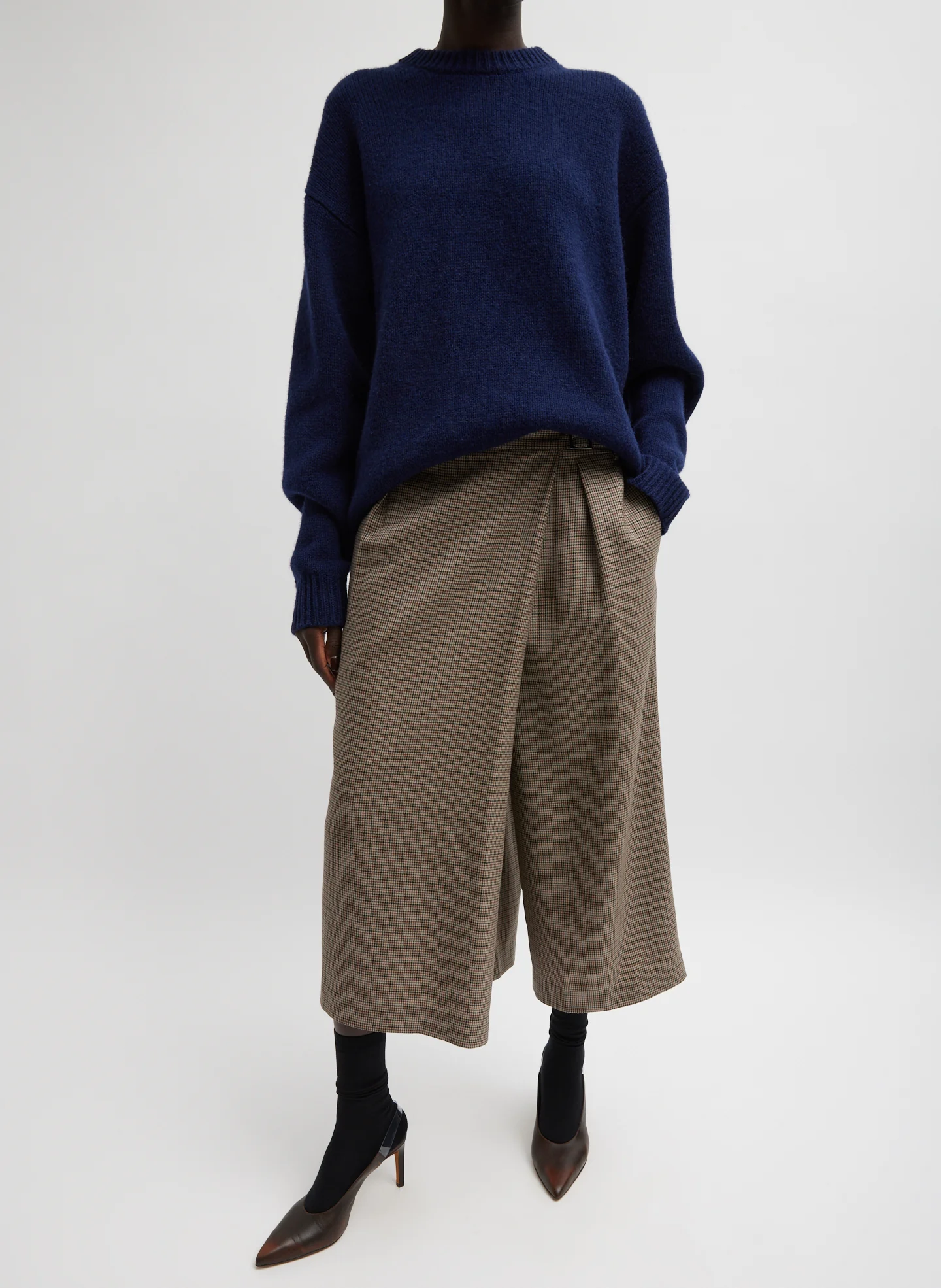 Thomas Menswear Check Wrap Culotte