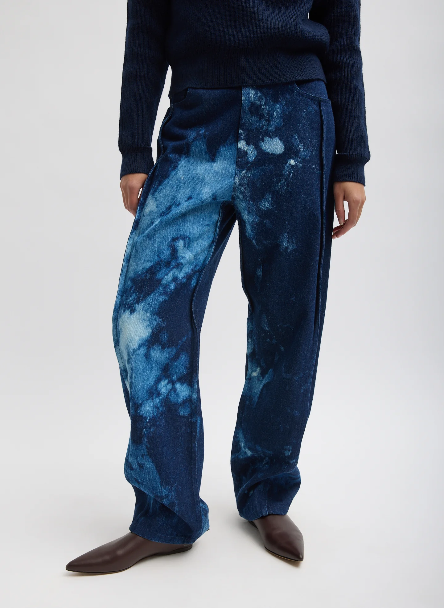 Tie Dye Denim Tuck Jean - Image 3