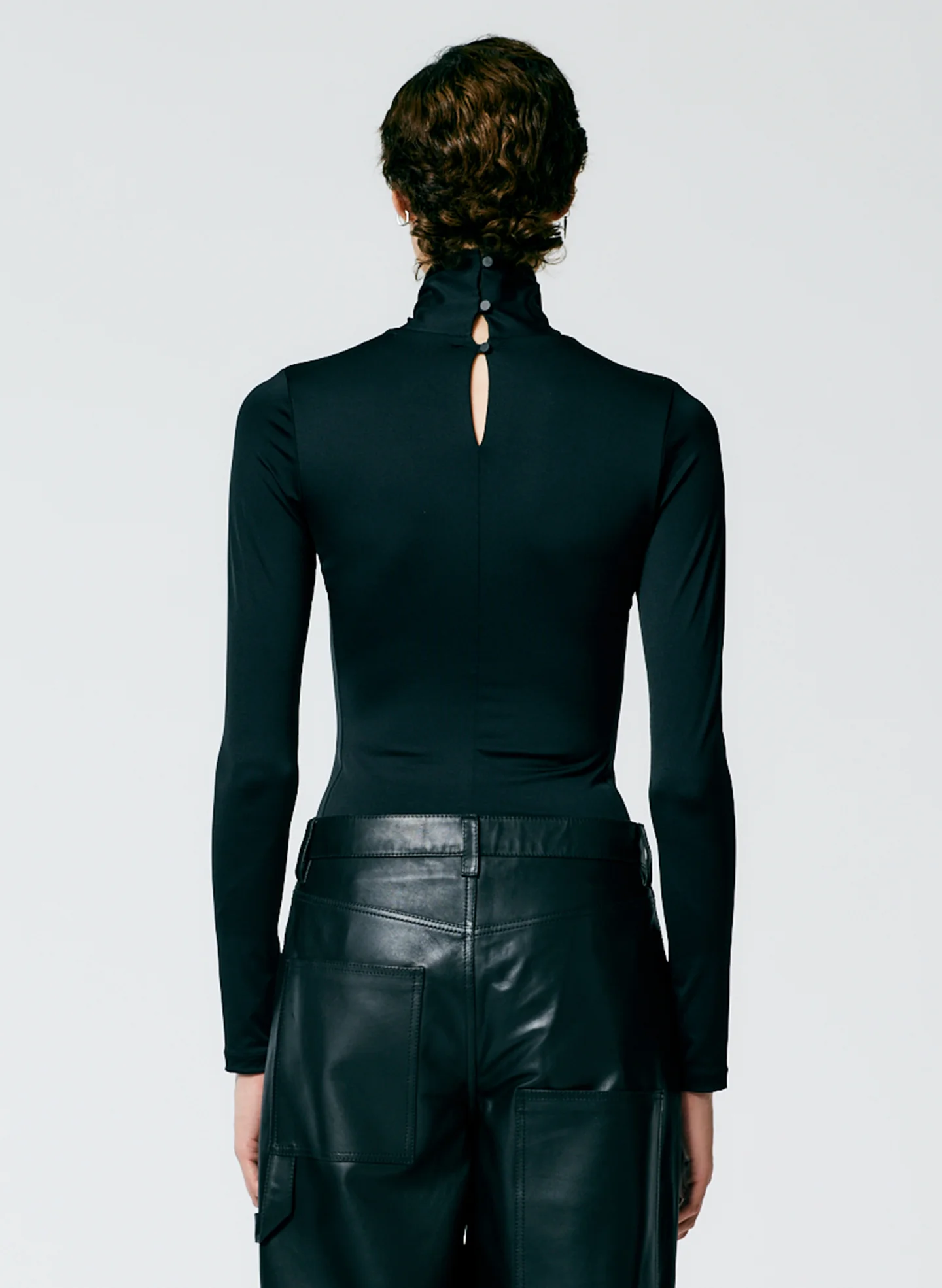 Tie Neck Stretch Bodysuit - Image 4