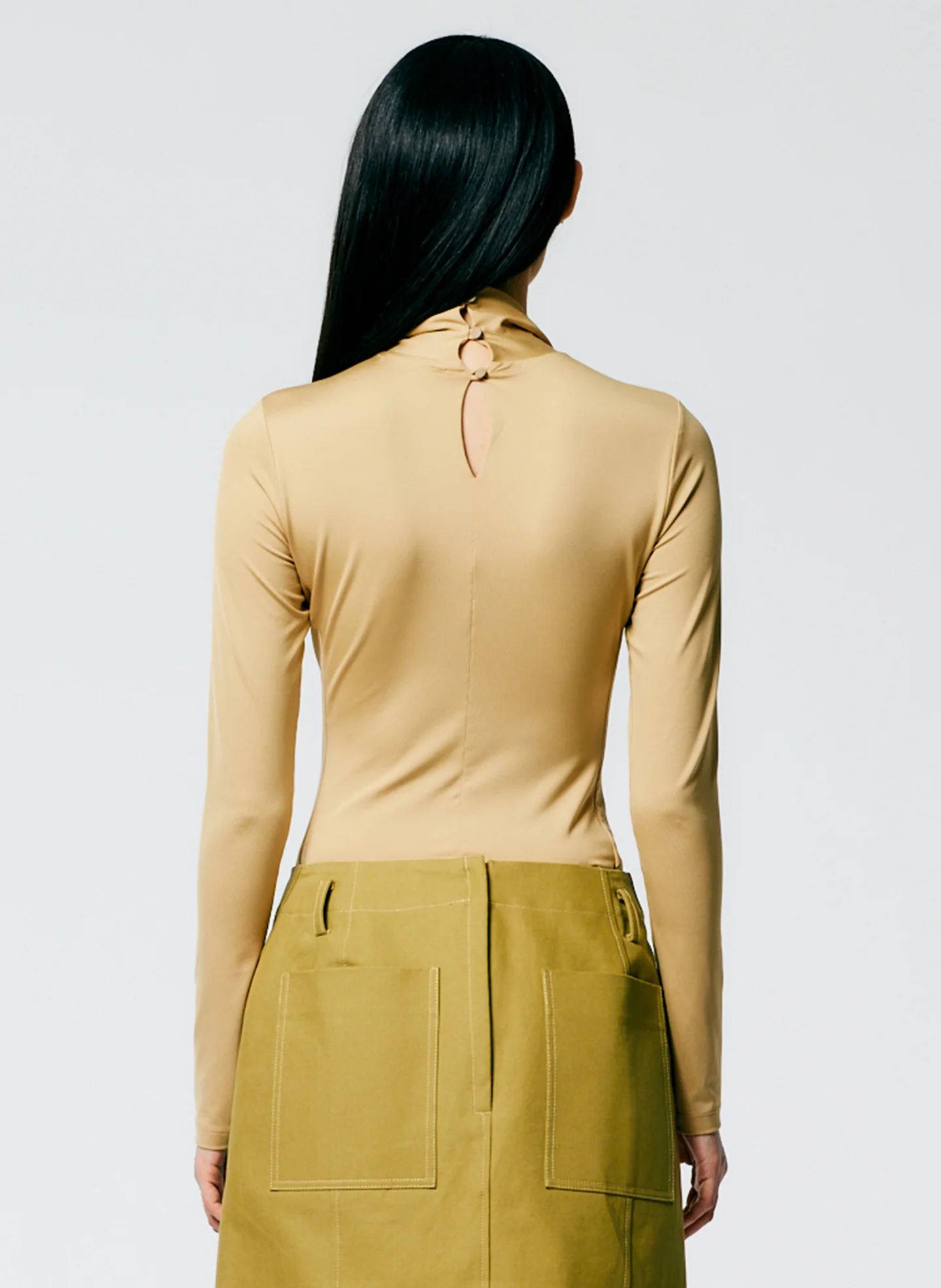 Tie Neck Stretch Bodysuit - Image 4
