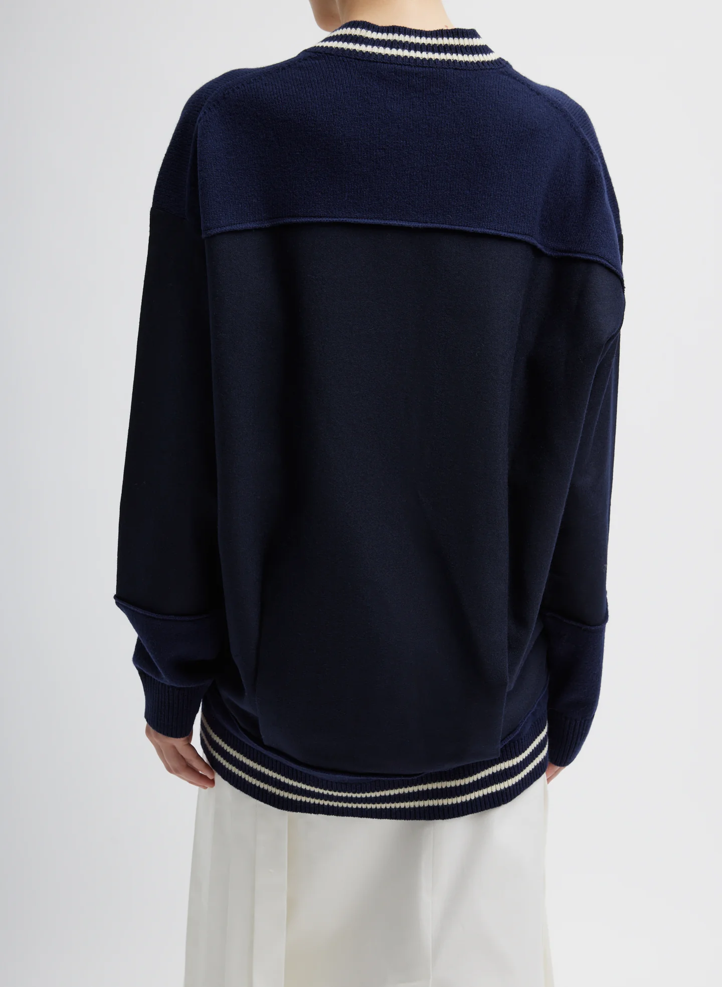 Tilden Deep V-Neck Tennis Sweater - Image 3