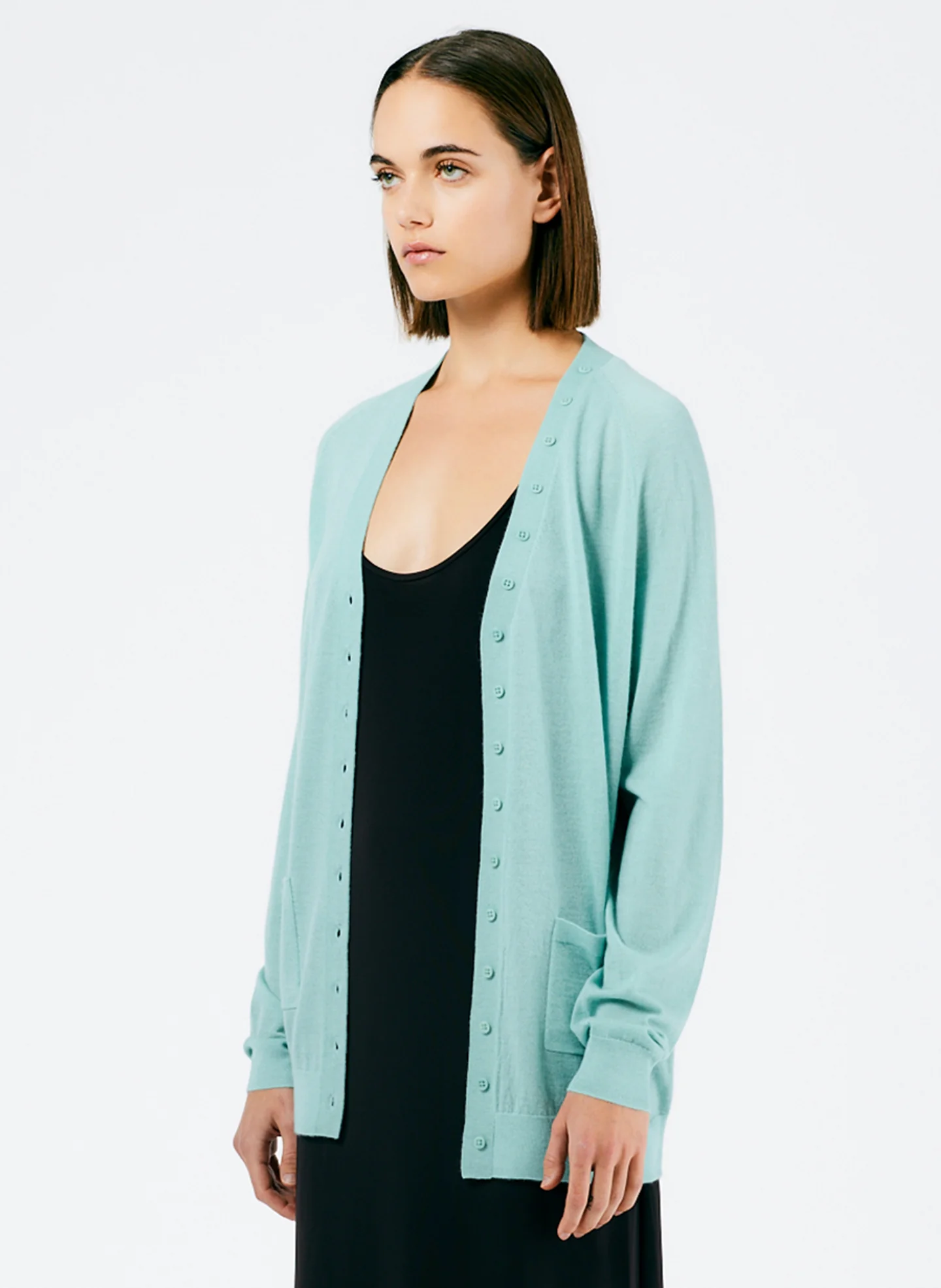 Tissue Cashmere Cardigan - Image 2