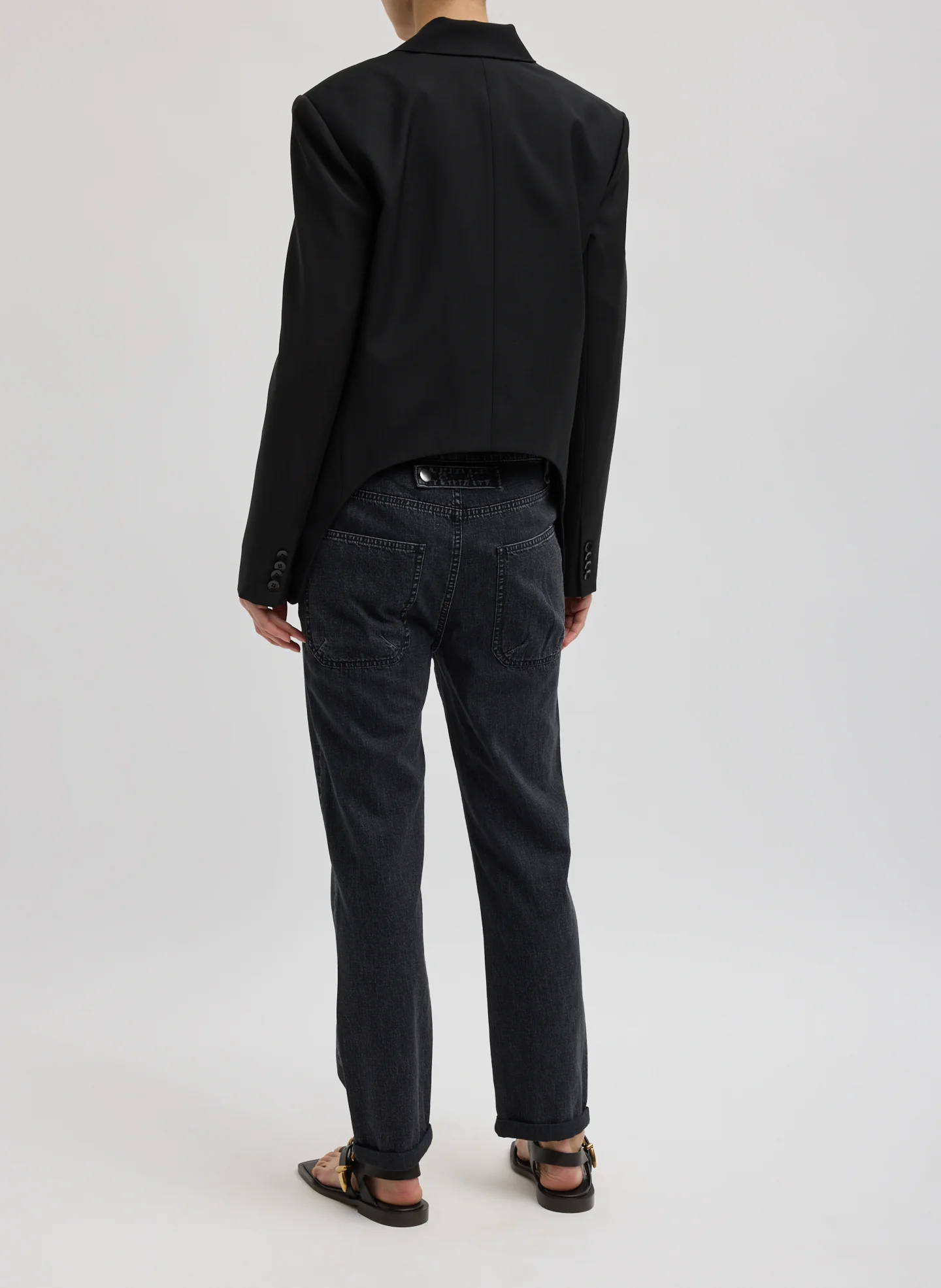 Tropical Wool Dennis Cutout Blazer - Image 4