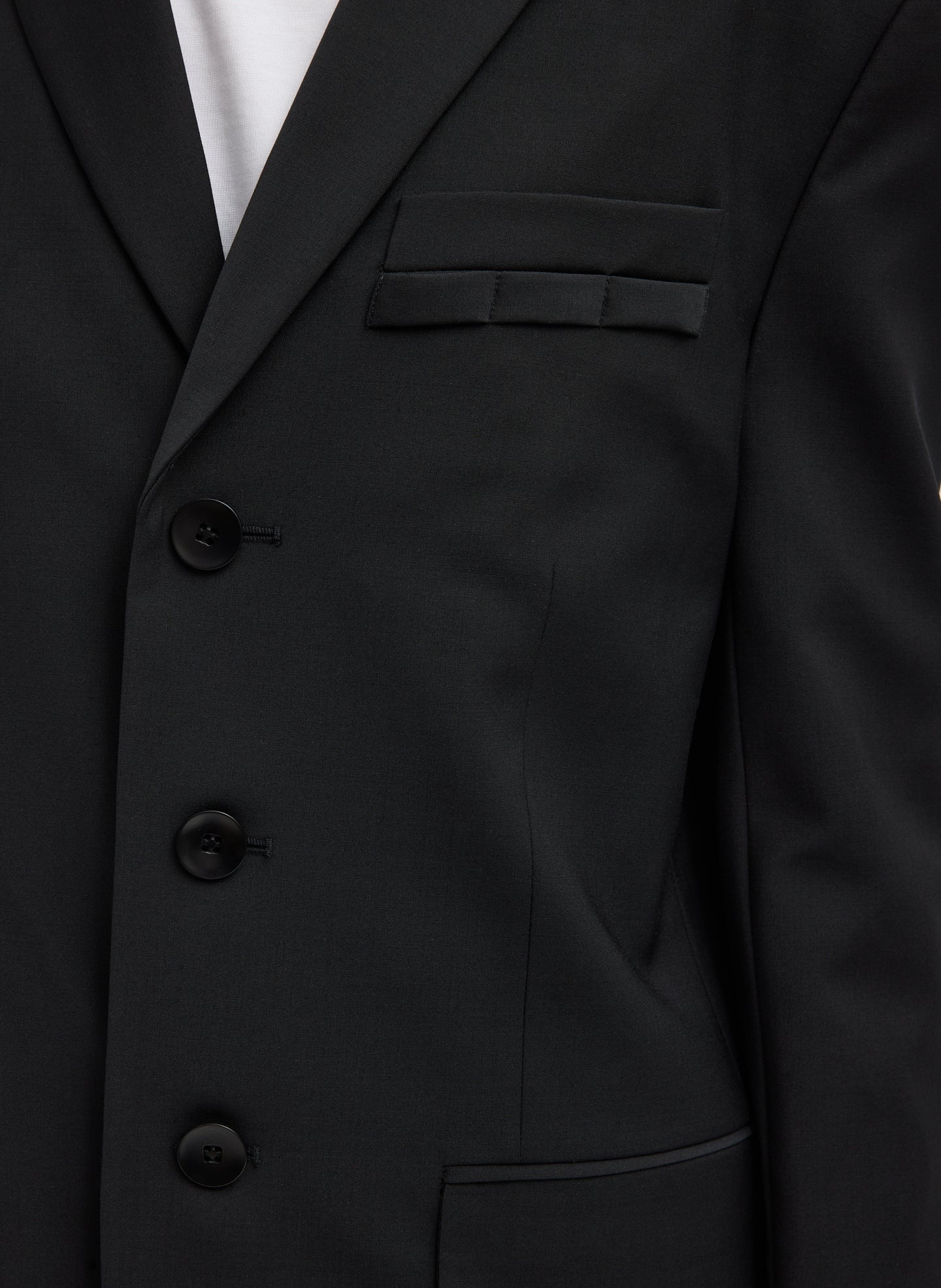 Tropical Wool Dennis Cutout Blazer - Image 5