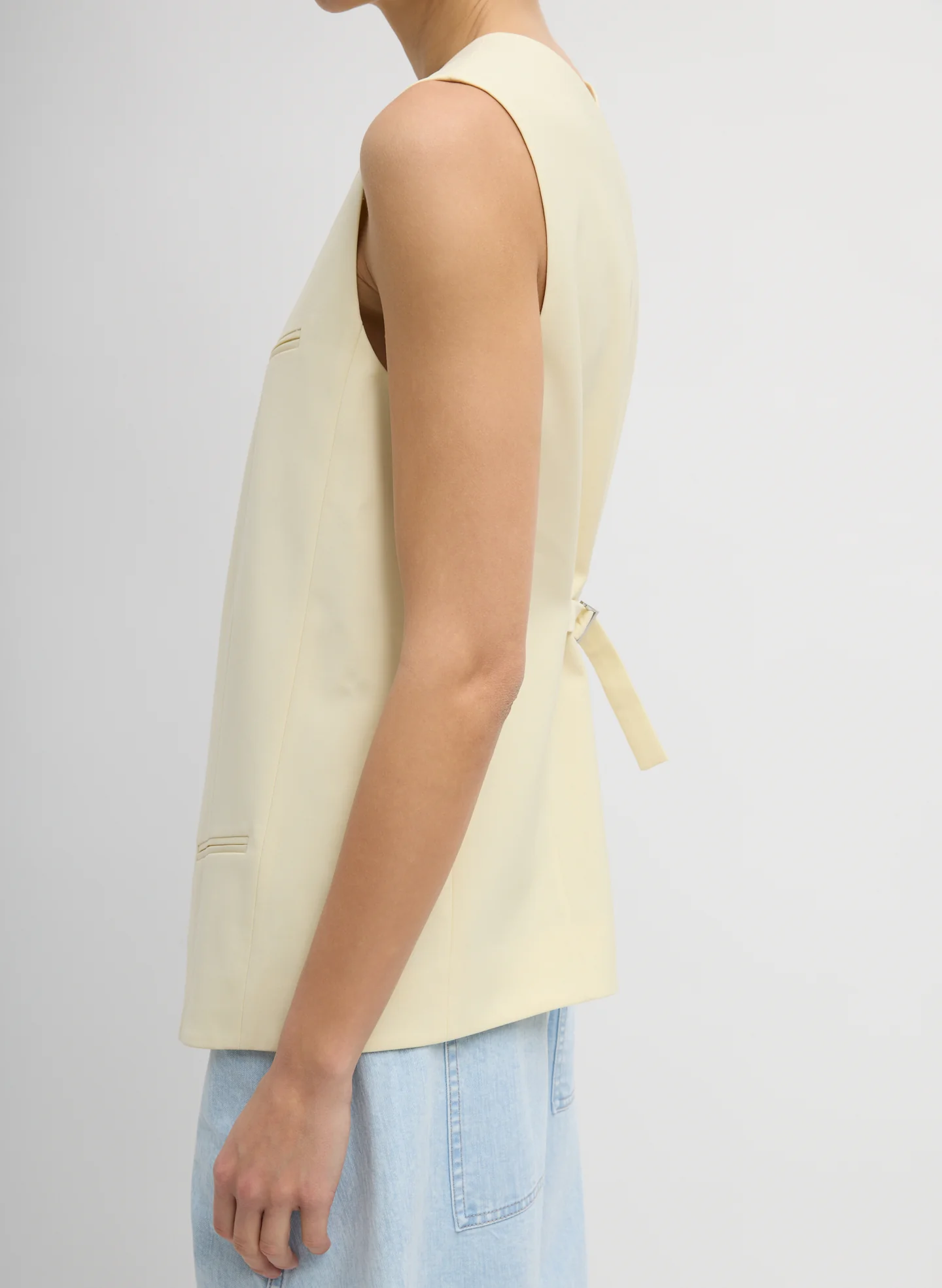 Tropical Wool Easy Vest - Image 3