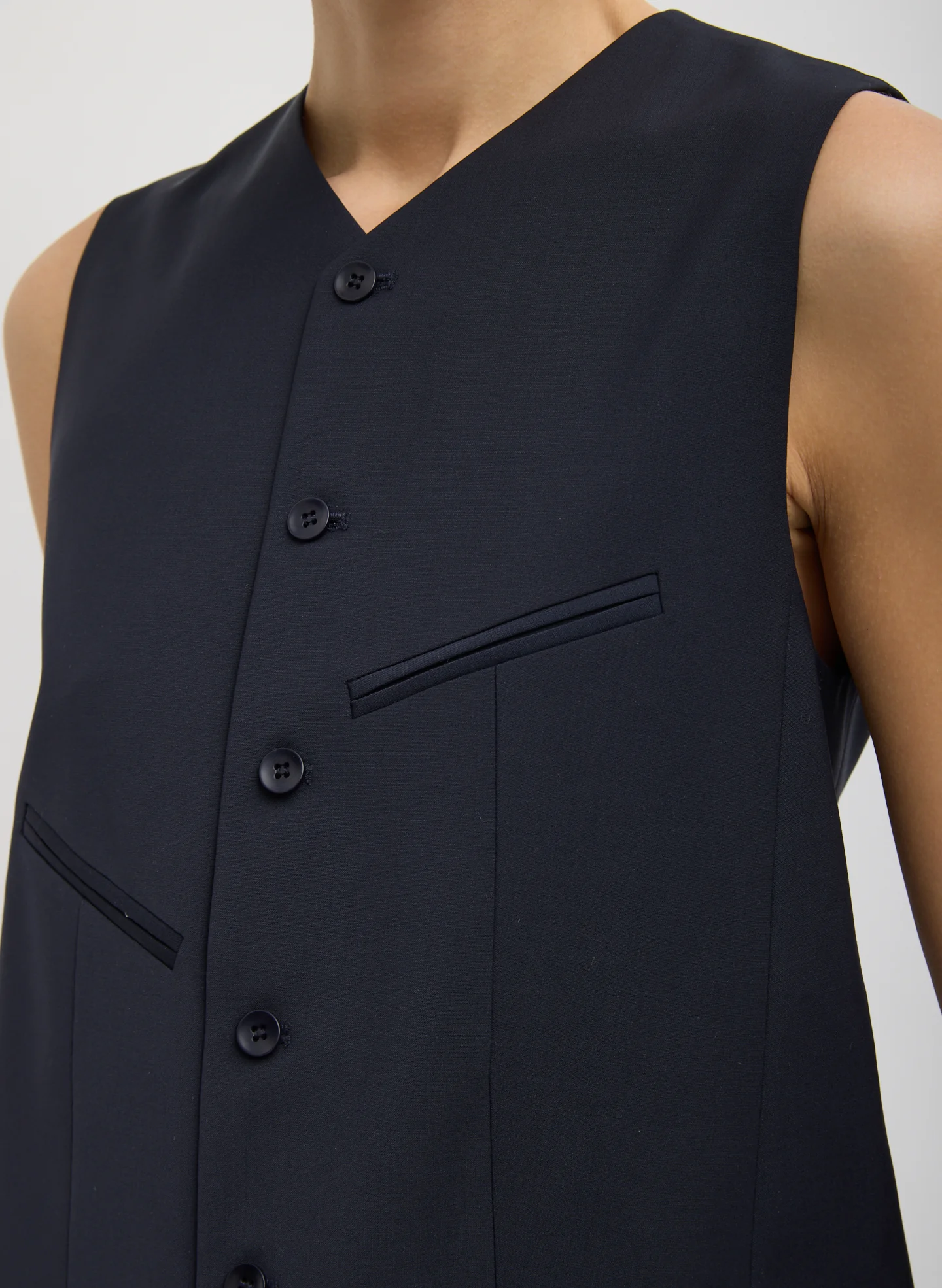 Tropical Wool Easy Vest - Image 2