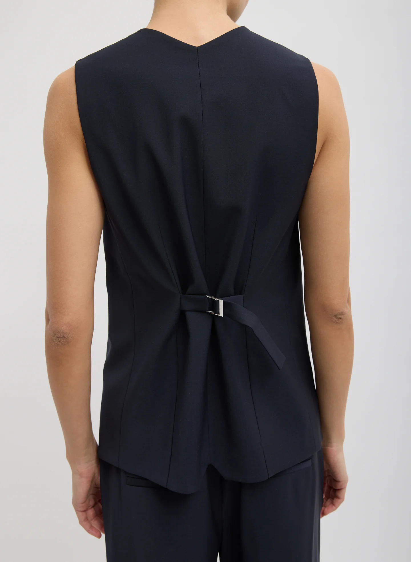Tropical Wool Easy Vest - Image 4
