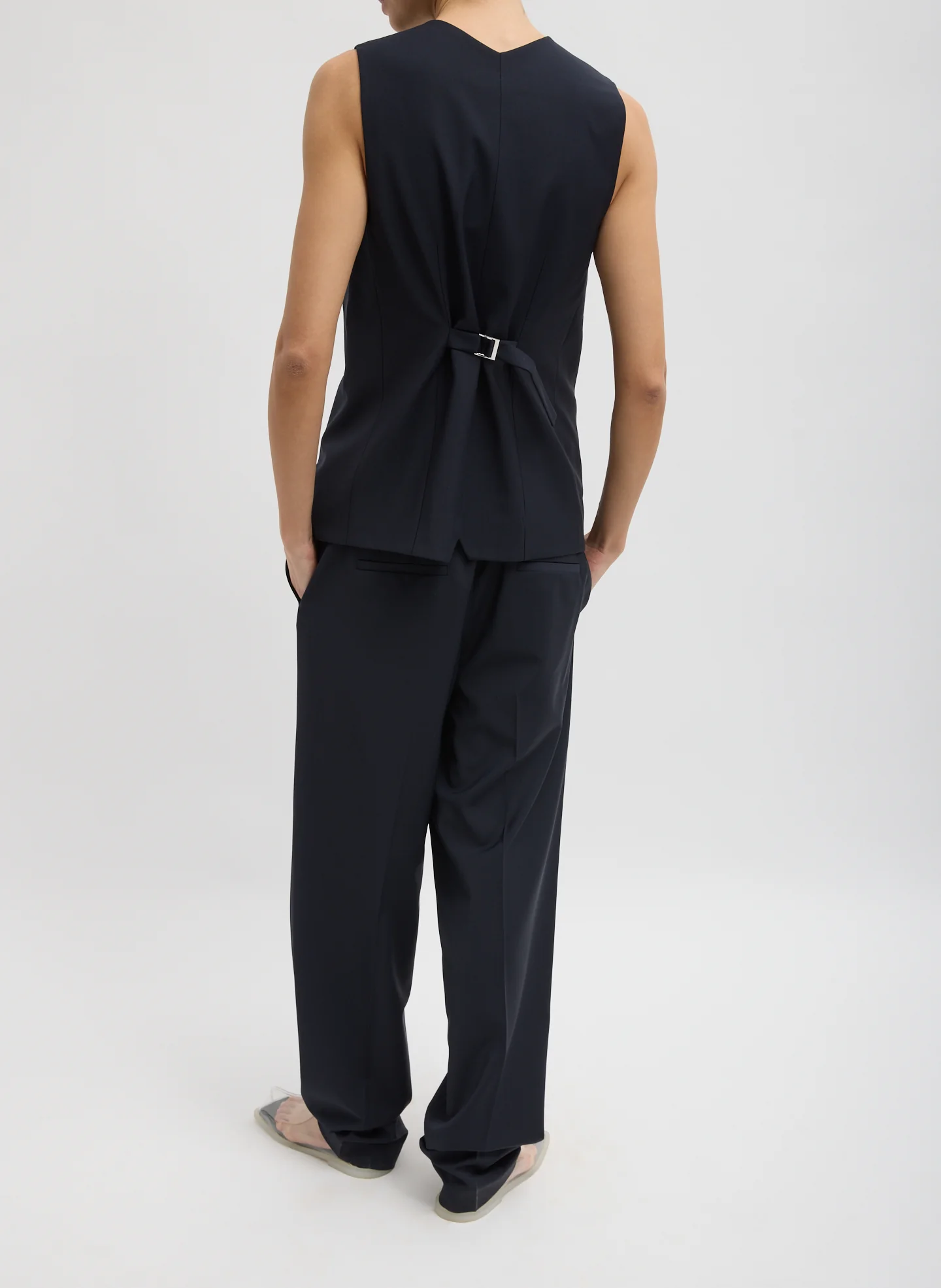 Tropical Wool Easy Vest - Image 8
