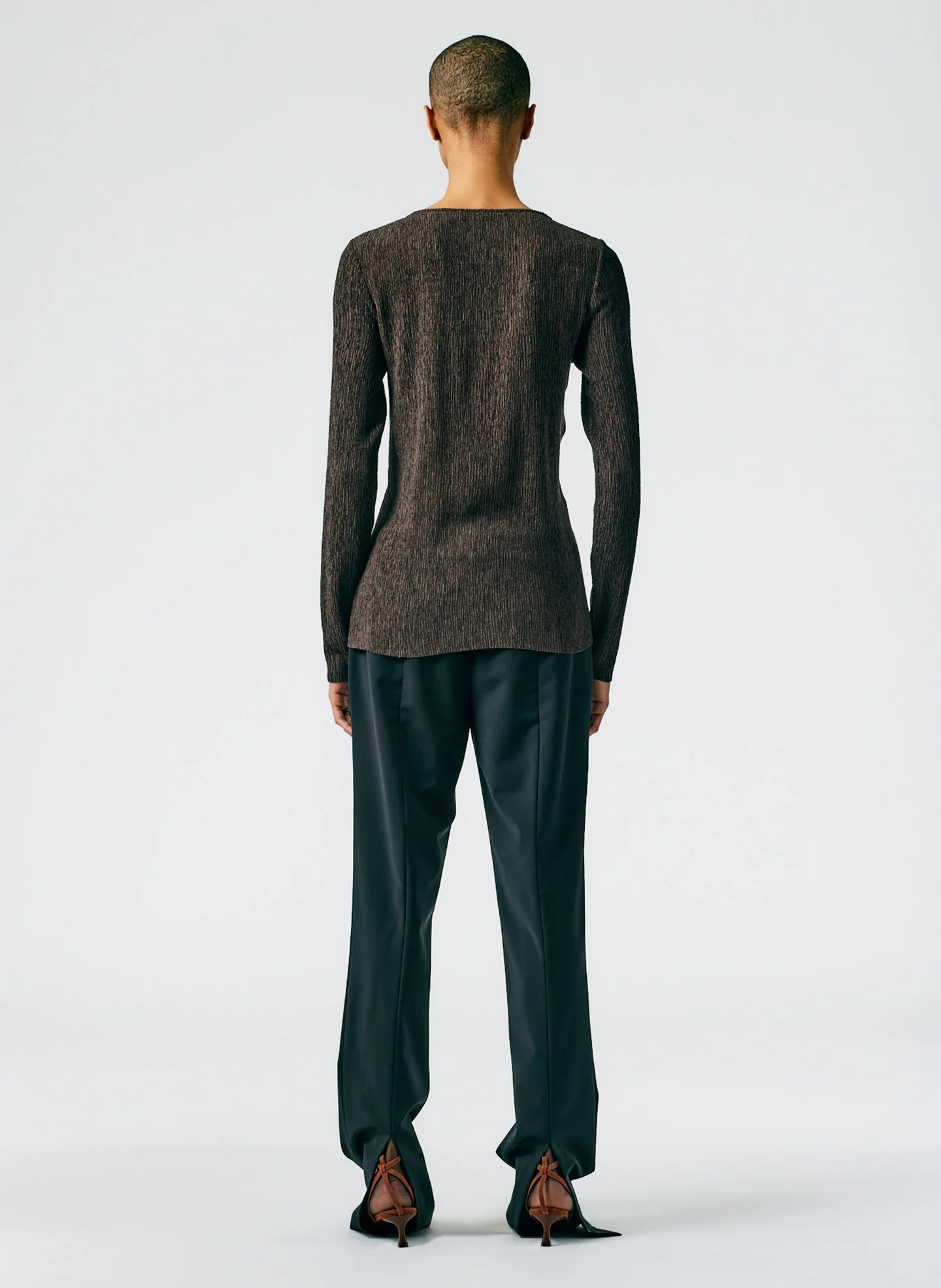 Tropical Wool Elfie Trouser with Slits - Petite - Image 5