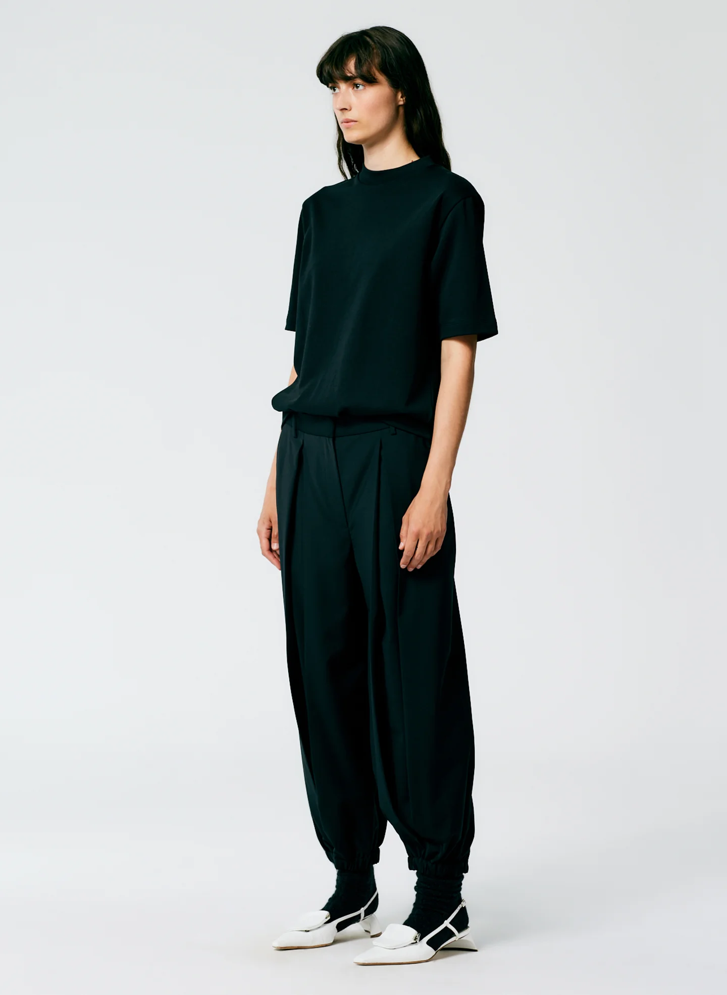 Tropical Wool Pleated Balloon Pant - Regular - Image 3
