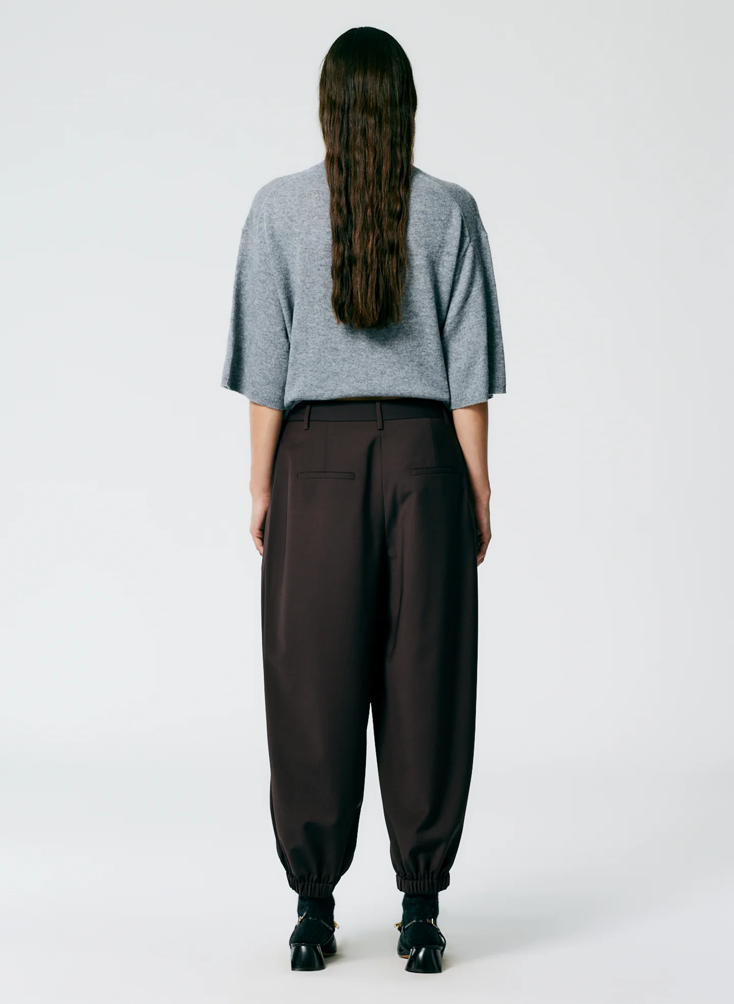 Tropical Wool Pleated Balloon Pant - Regular - Image 3