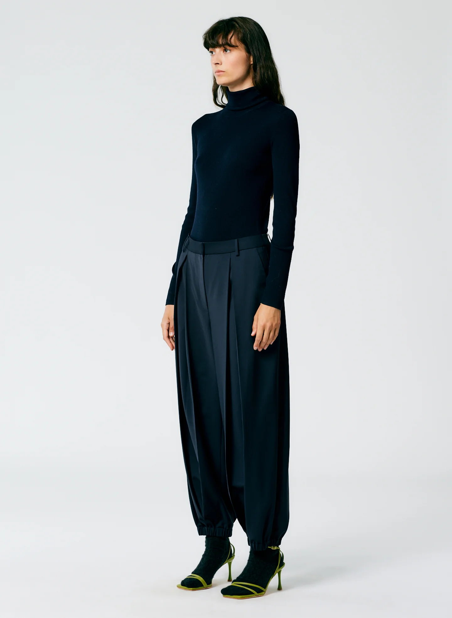 Tropical Wool Pleated Balloon Pant - Regular - Image 3
