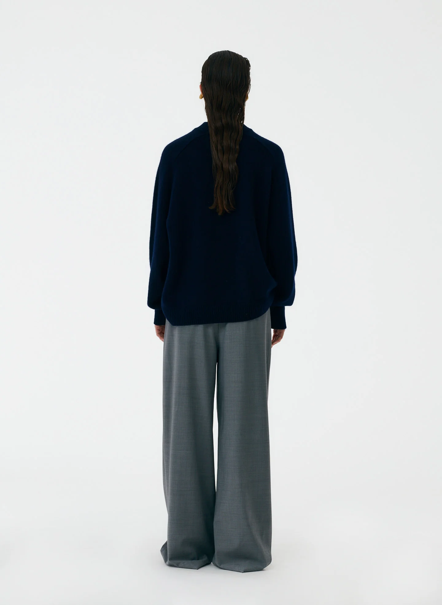 Tropical Wool Stella Pant with Removable Ankle Bands - Image 4