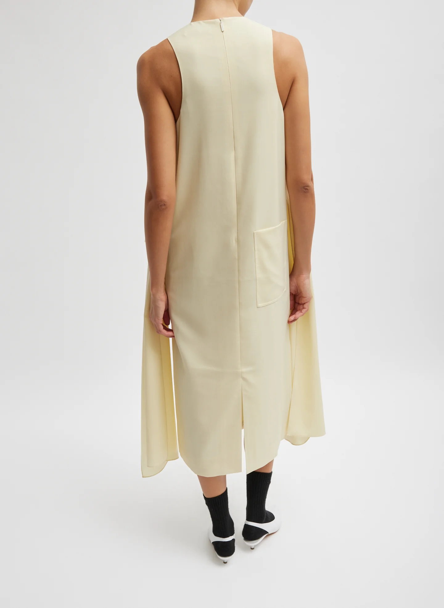 Tropical Wool Tie Front Dress - Image 6