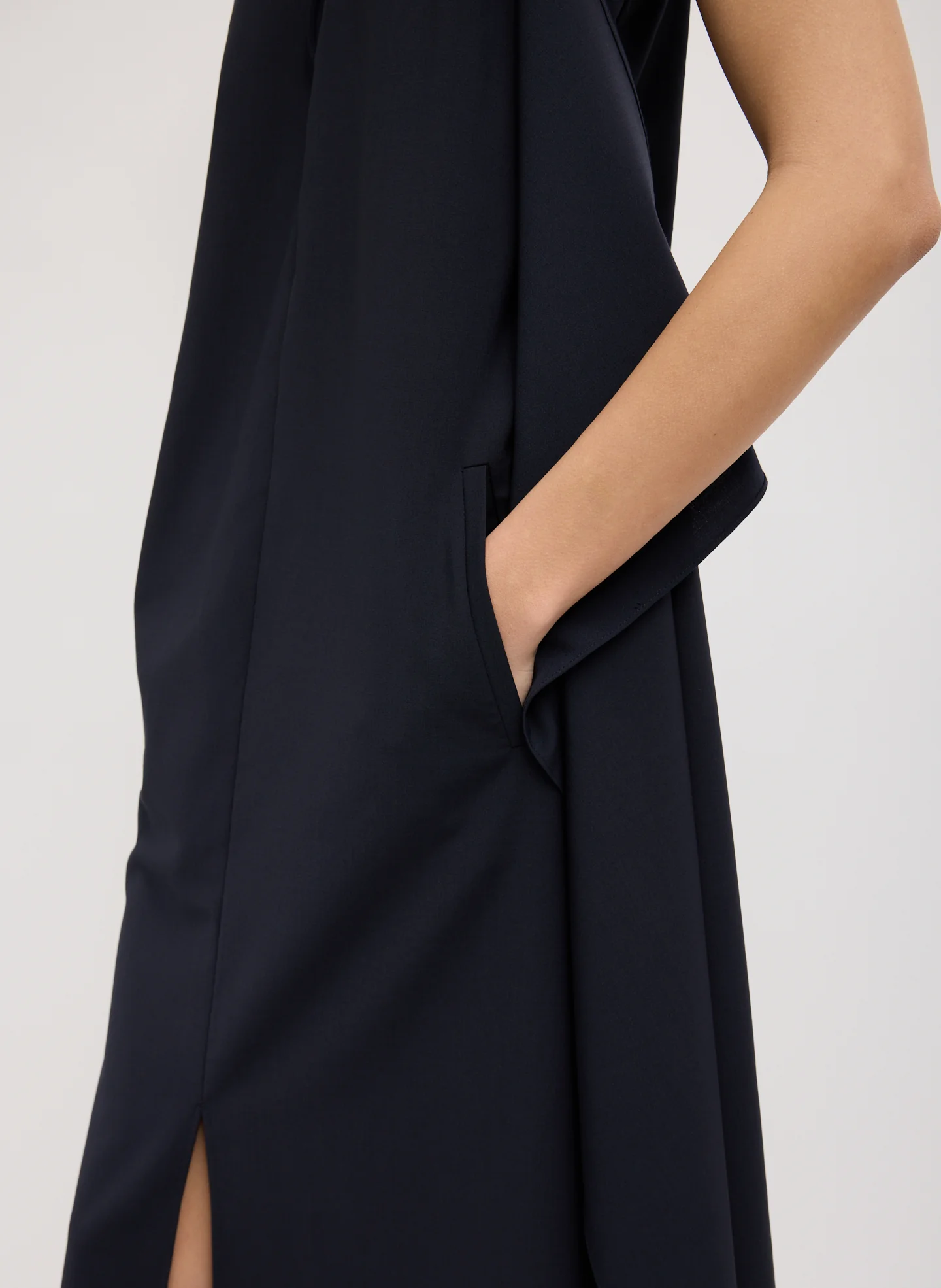 Tropical Wool Tie Front Dress - Image 10