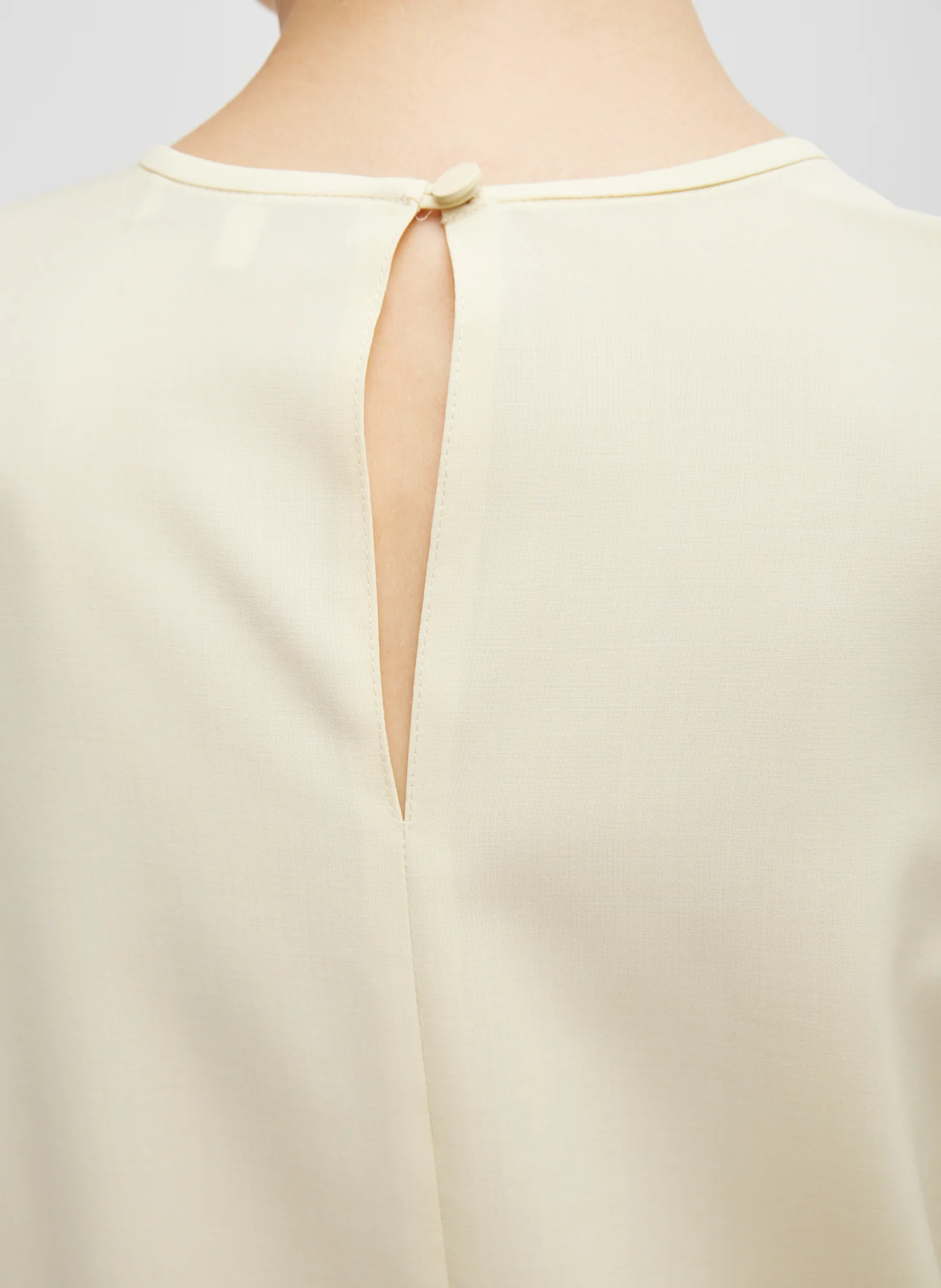 Tropical Wool Tie Front T-Shirt - Image 3