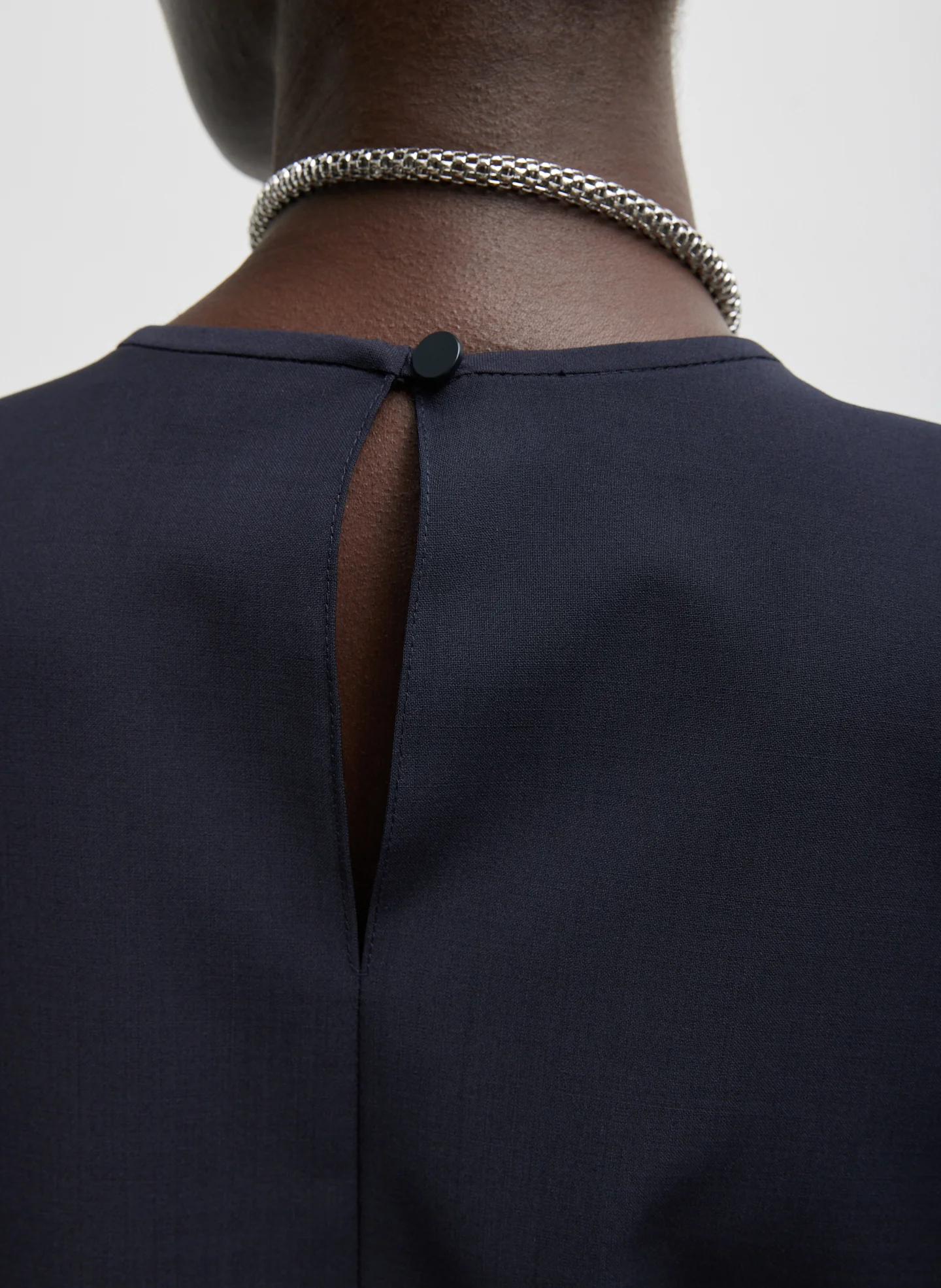 Tropical Wool Tie Front T-Shirt - Image 3