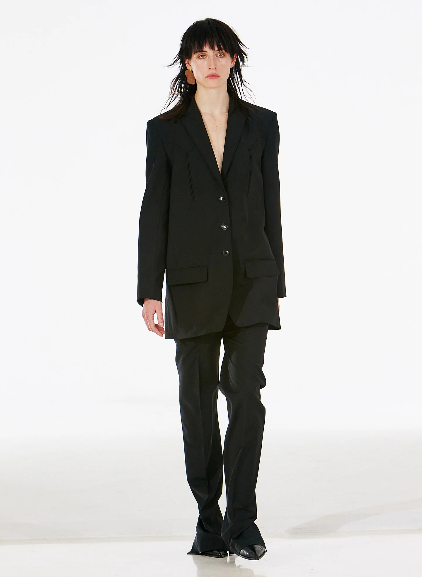 Tropical Wool Western Blazer - Image 2