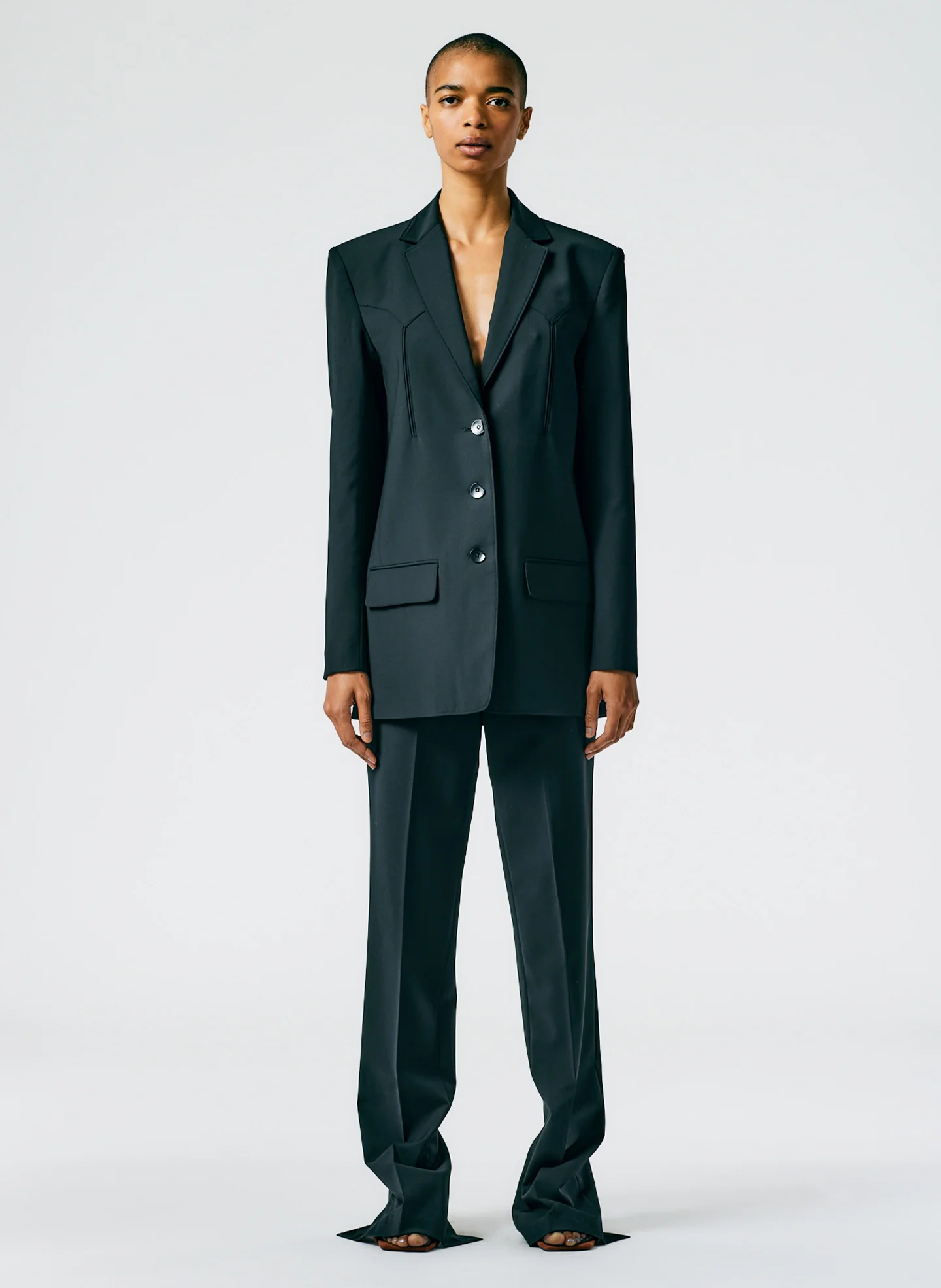 Tropical Wool Western Blazer - Image 4