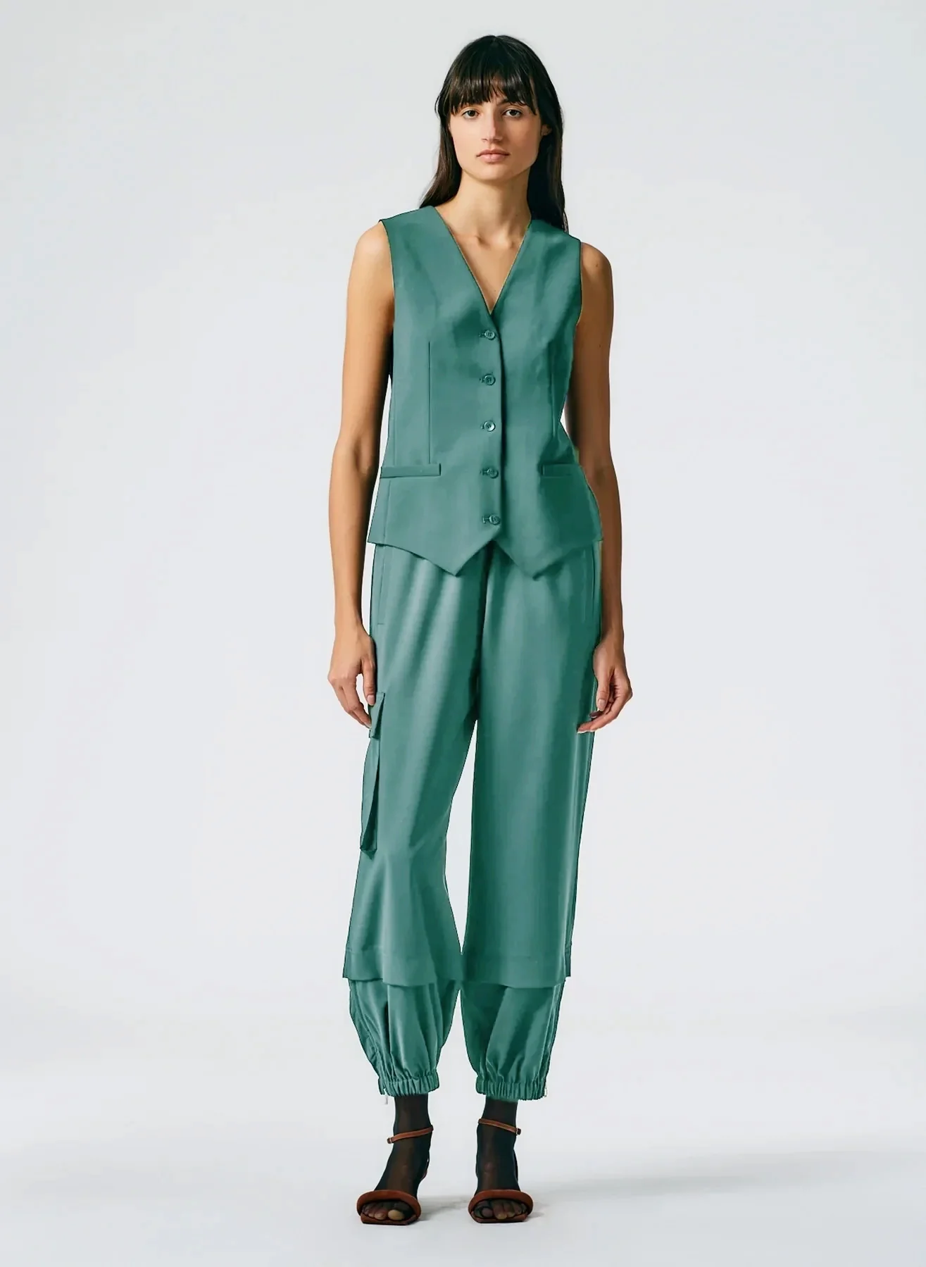 Tropical Wool Pull On Wilt Jogger - Regular - Image 3