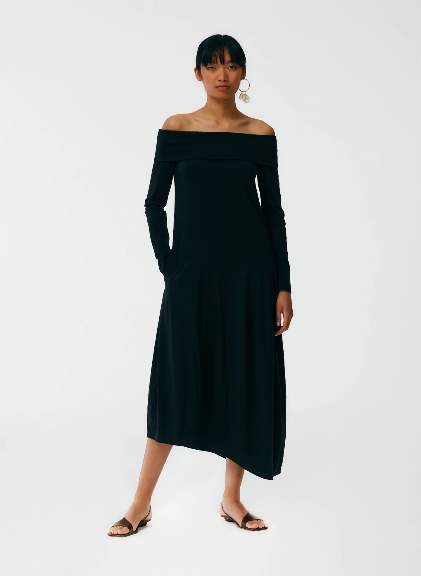 Off The Shoulder T-Shirt Dress - Image 11
