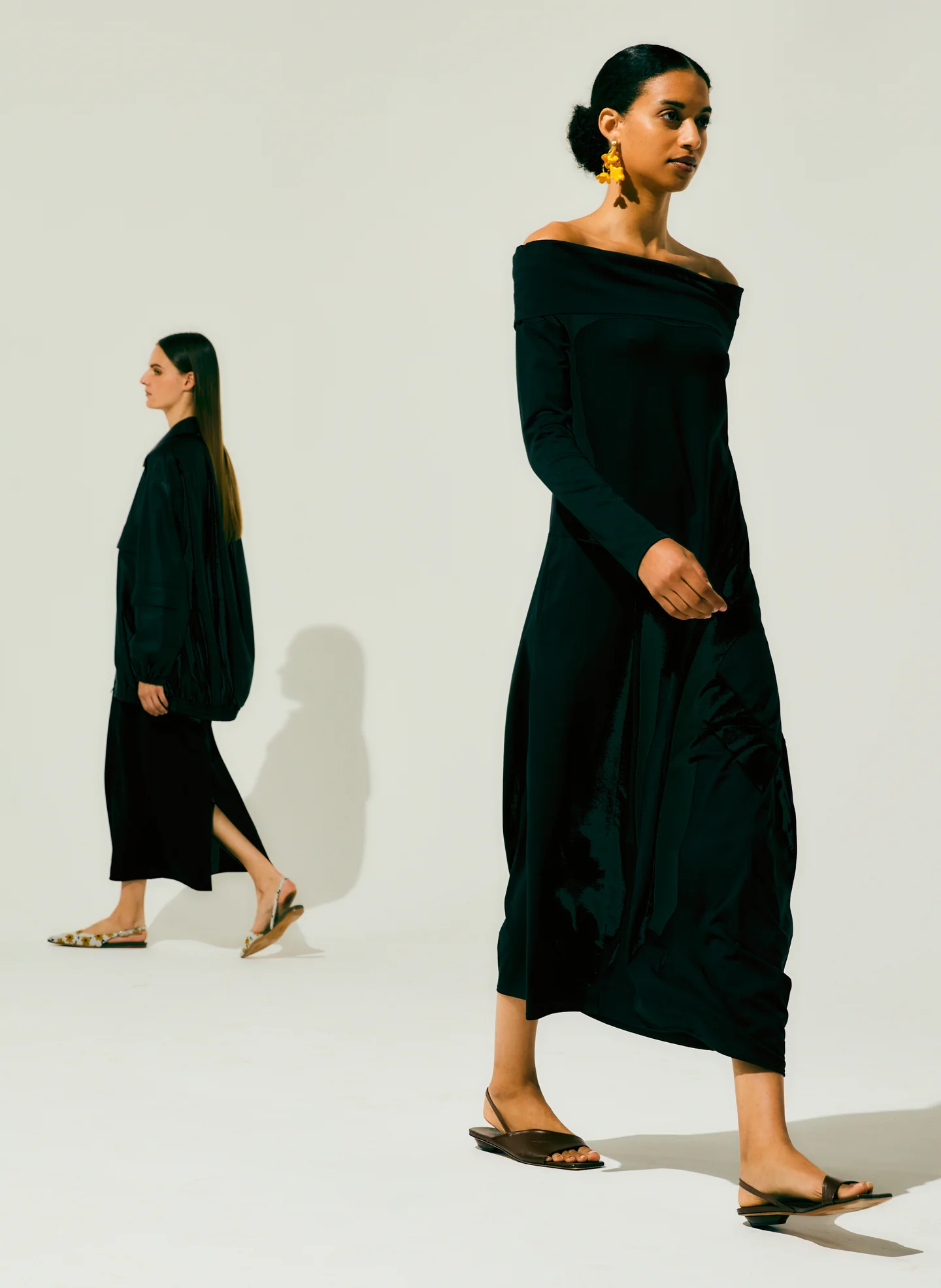 Off The Shoulder T-Shirt Dress - Image 2