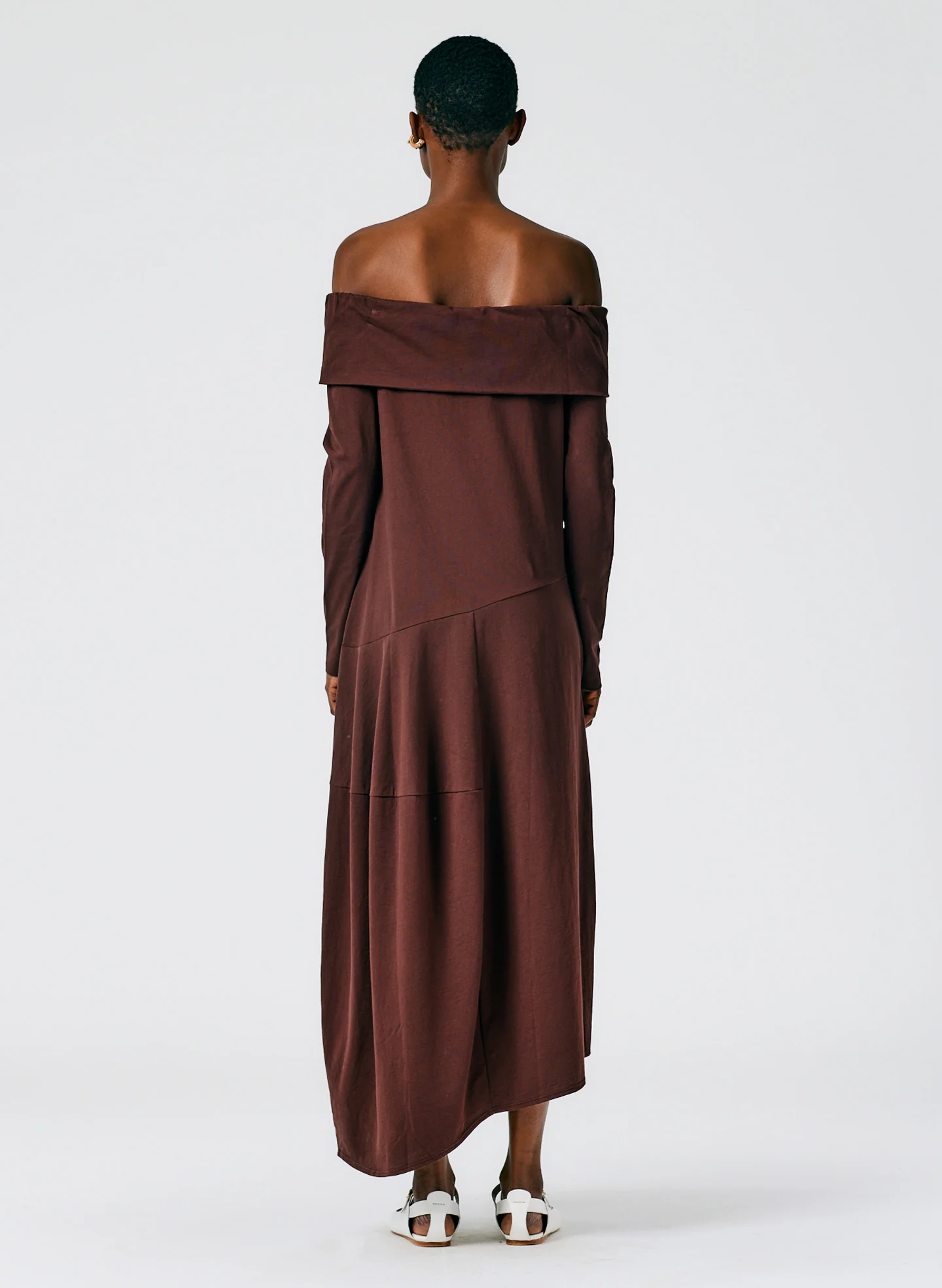 Off The Shoulder T-Shirt Dress - Image 4