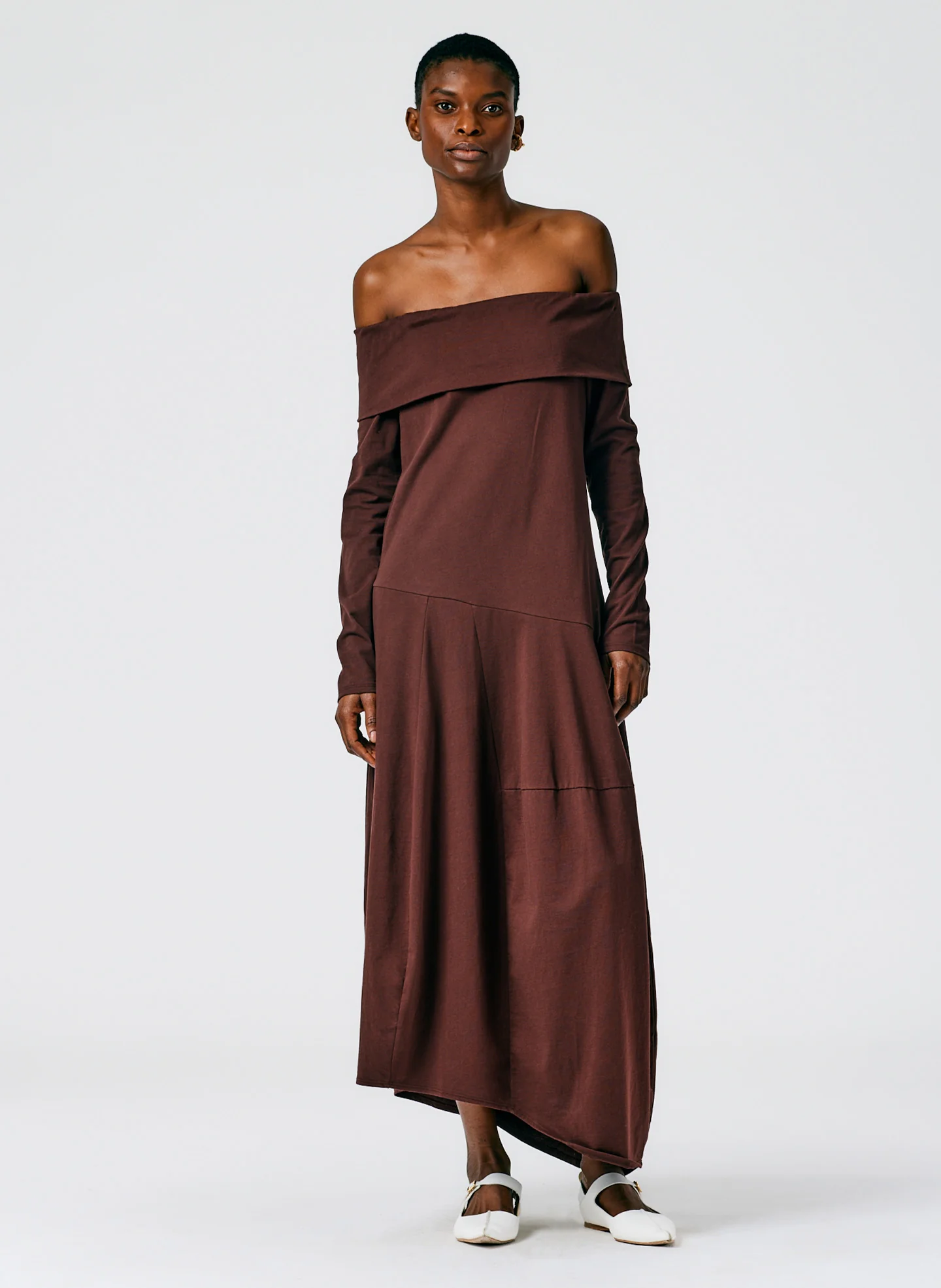 Off The Shoulder T-Shirt Dress - Image 6