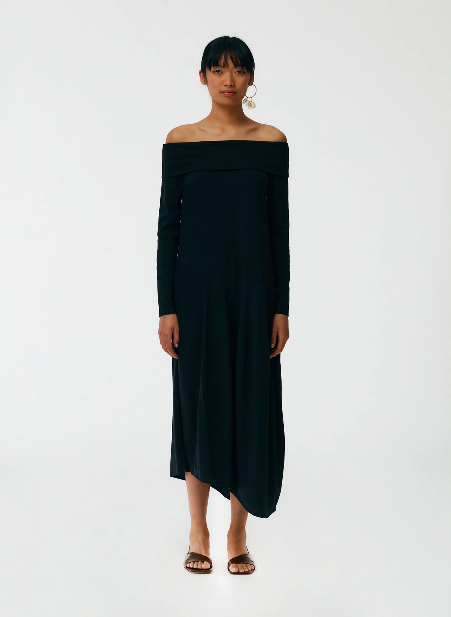Off The Shoulder T-Shirt Dress - Image 7