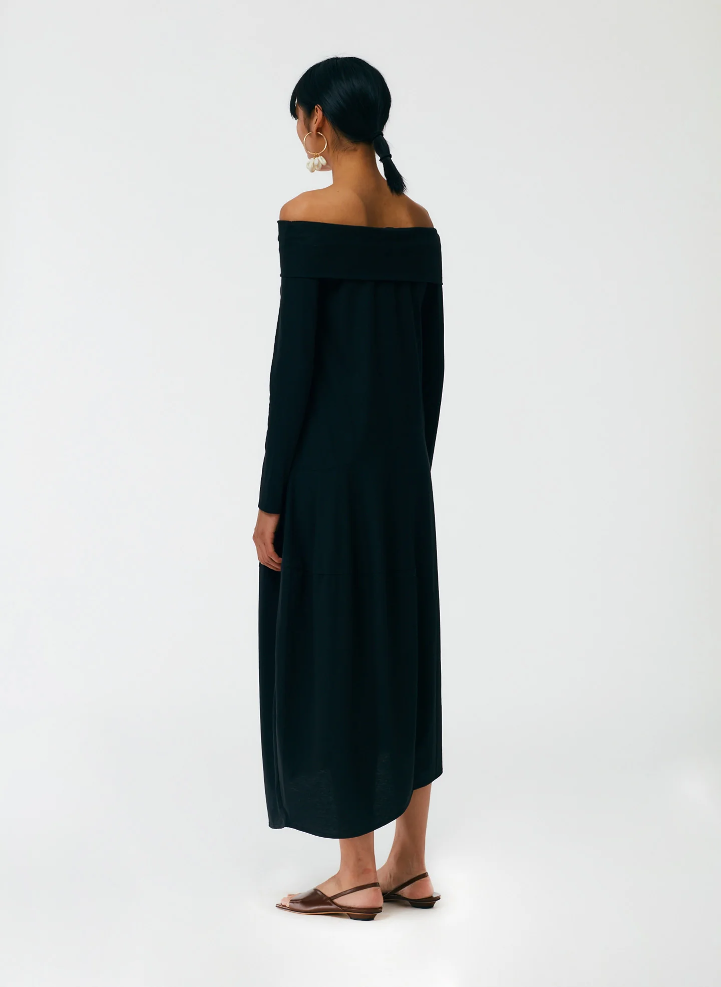 Off The Shoulder T-Shirt Dress - Image 9