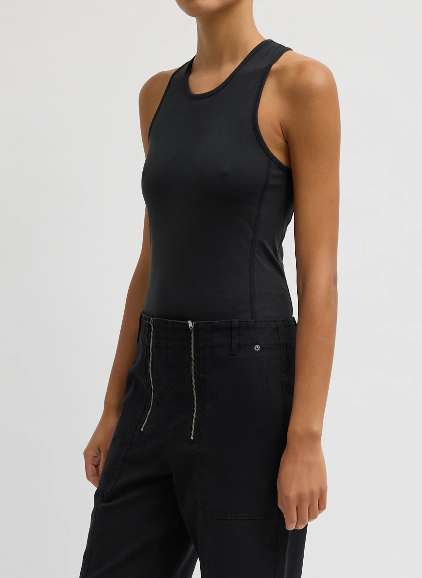 Crewneck Racerback Bodysuit - Image 2