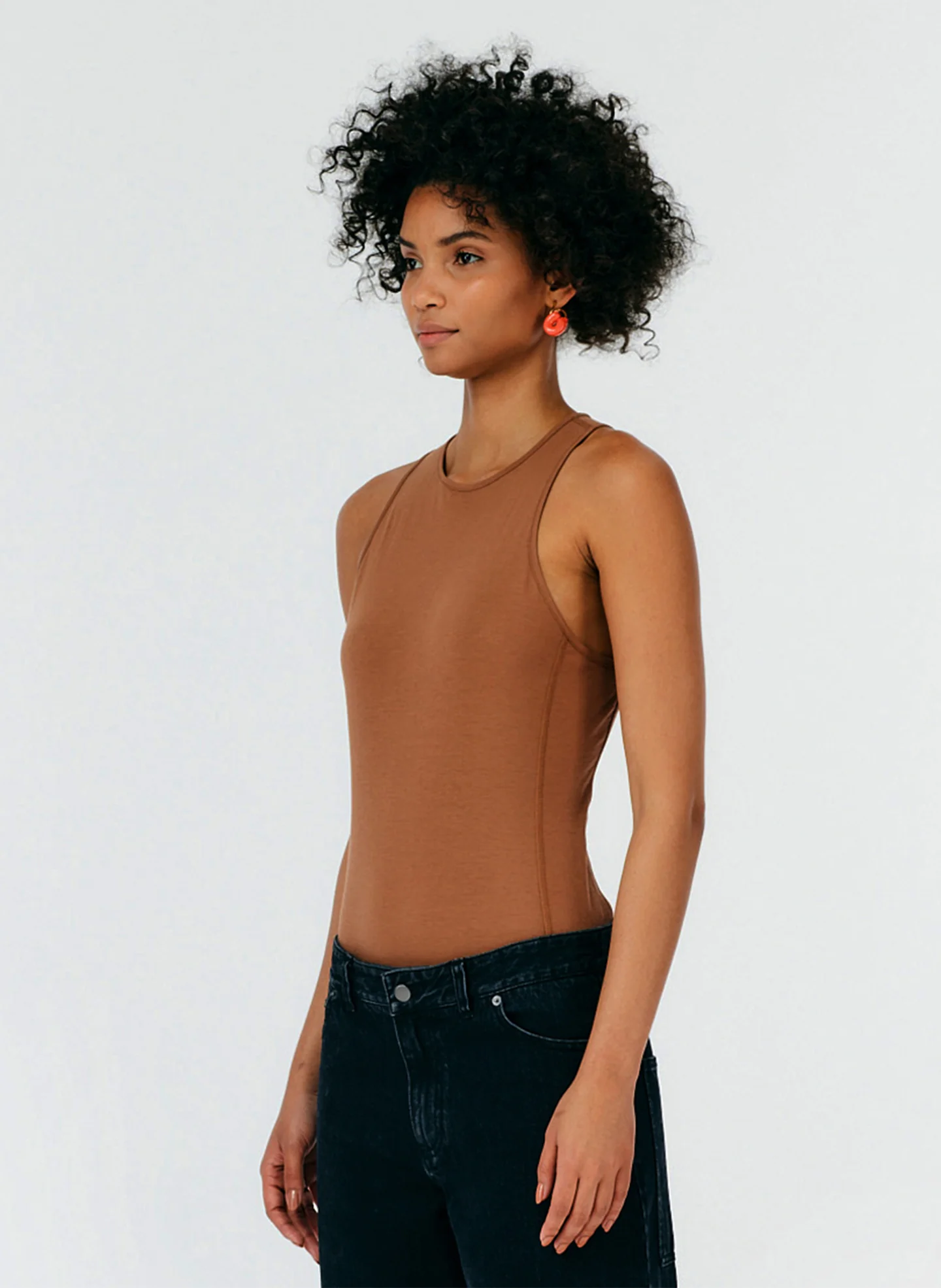 T-Shirt Crewneck Racerback Bodysuit - Image 3