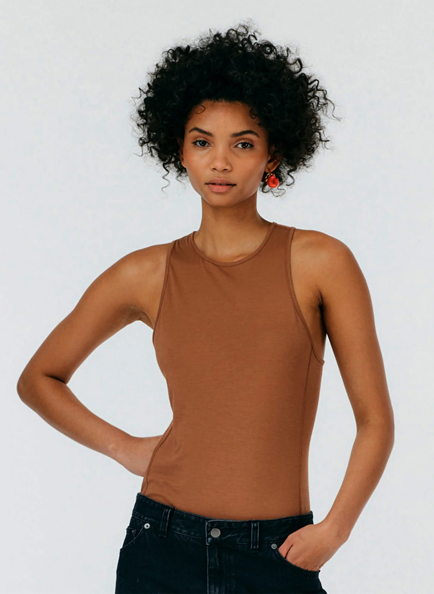 T-Shirt Crewneck Racerback Bodysuit - Image 6