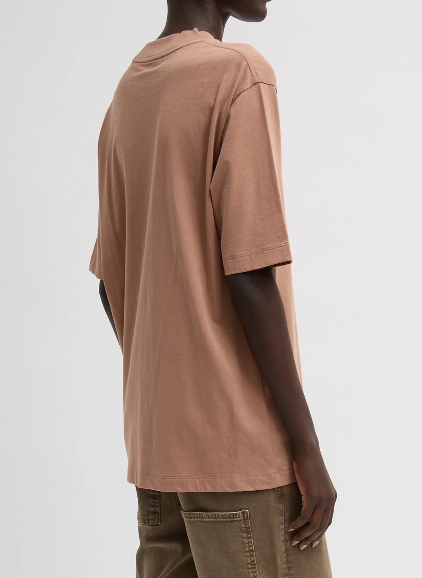 Mock Neck Unisex T-Shirt - Image 3