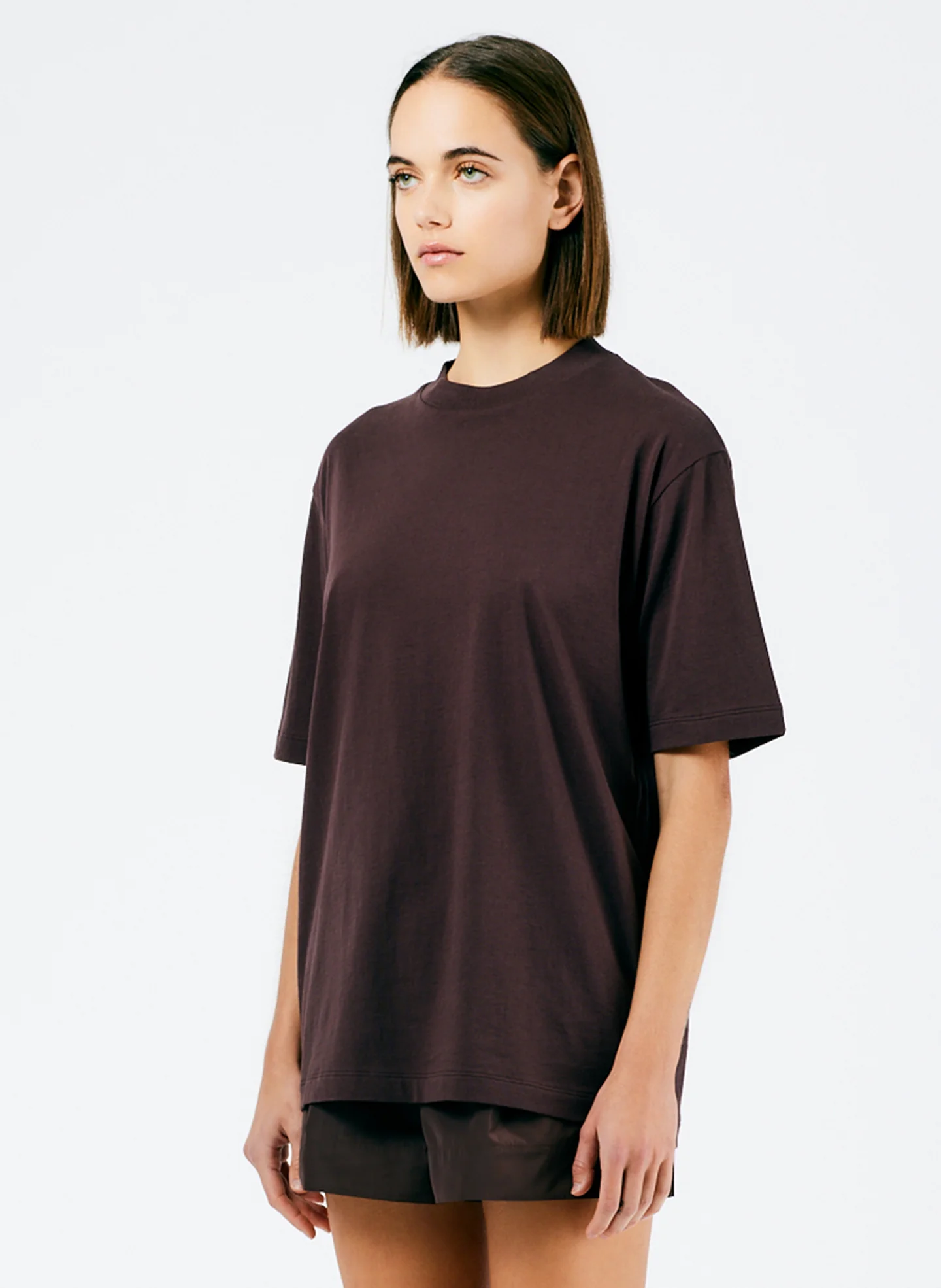 Mock Neck Unisex T-Shirt - Image 3