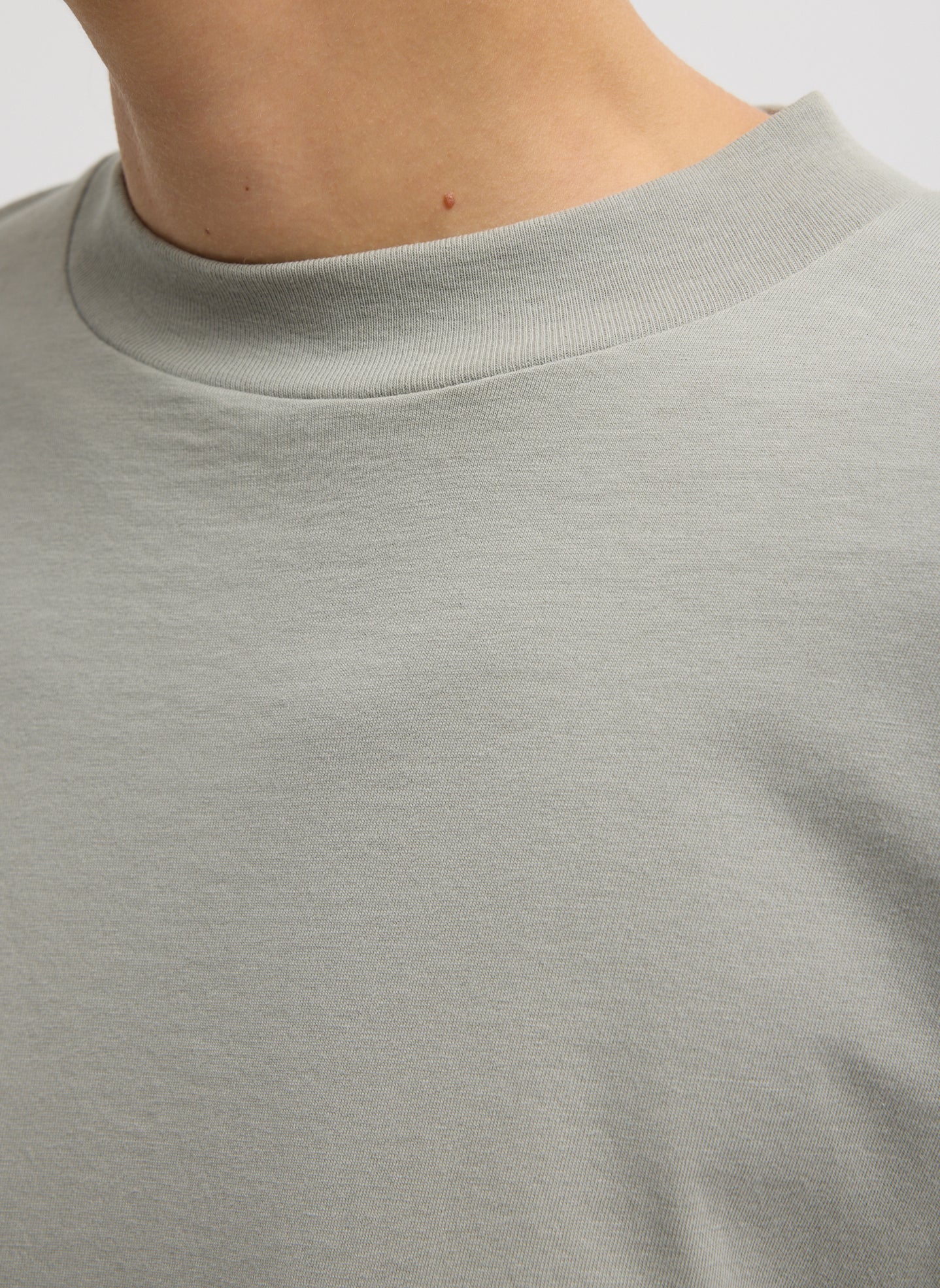 Mock Neck Unisex T-Shirt - Image 5