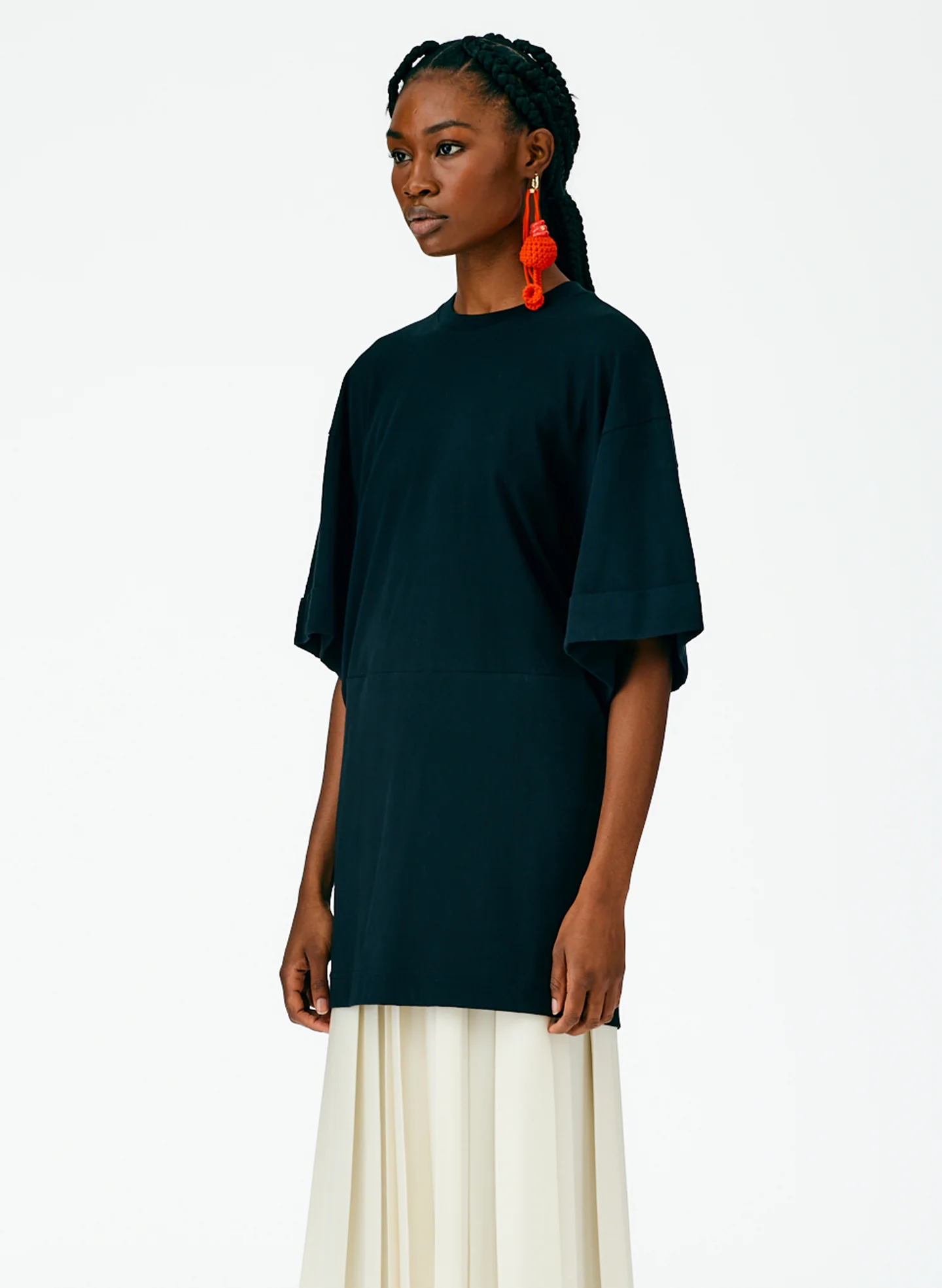 T-Shirting Rolled Sleeve Tunic - Image 3