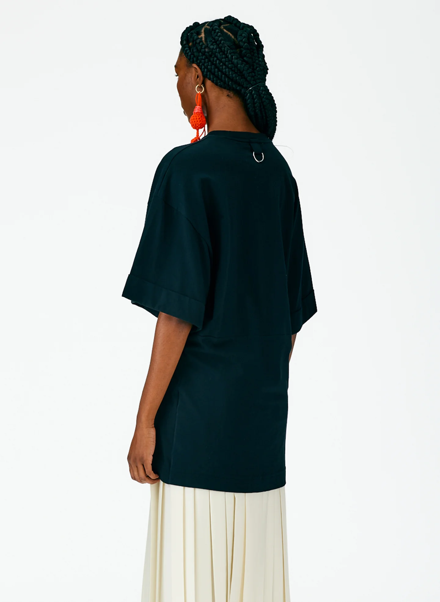 T-Shirting Rolled Sleeve Tunic - Image 4