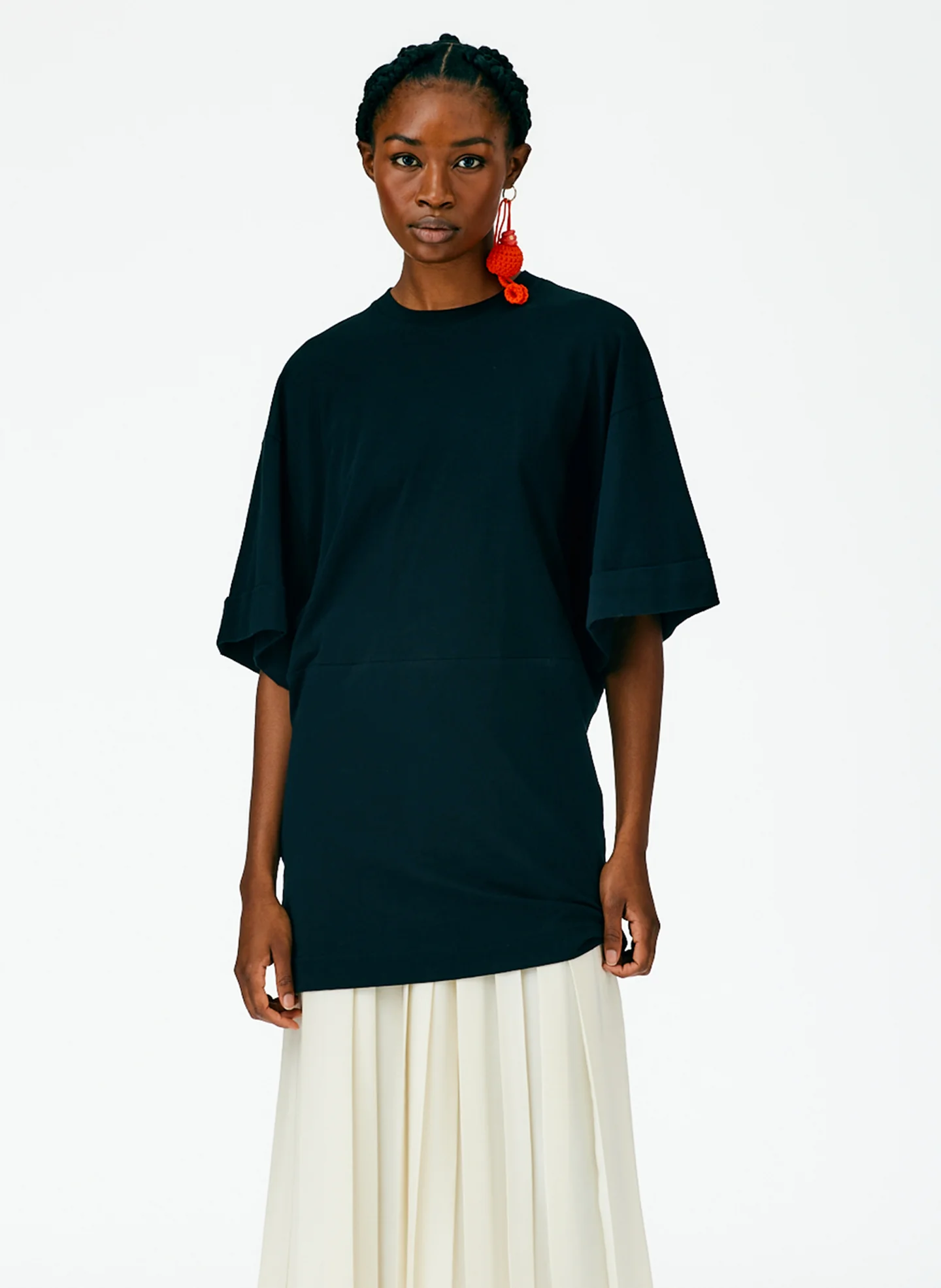 T-Shirting Rolled Sleeve Tunic - Image 6