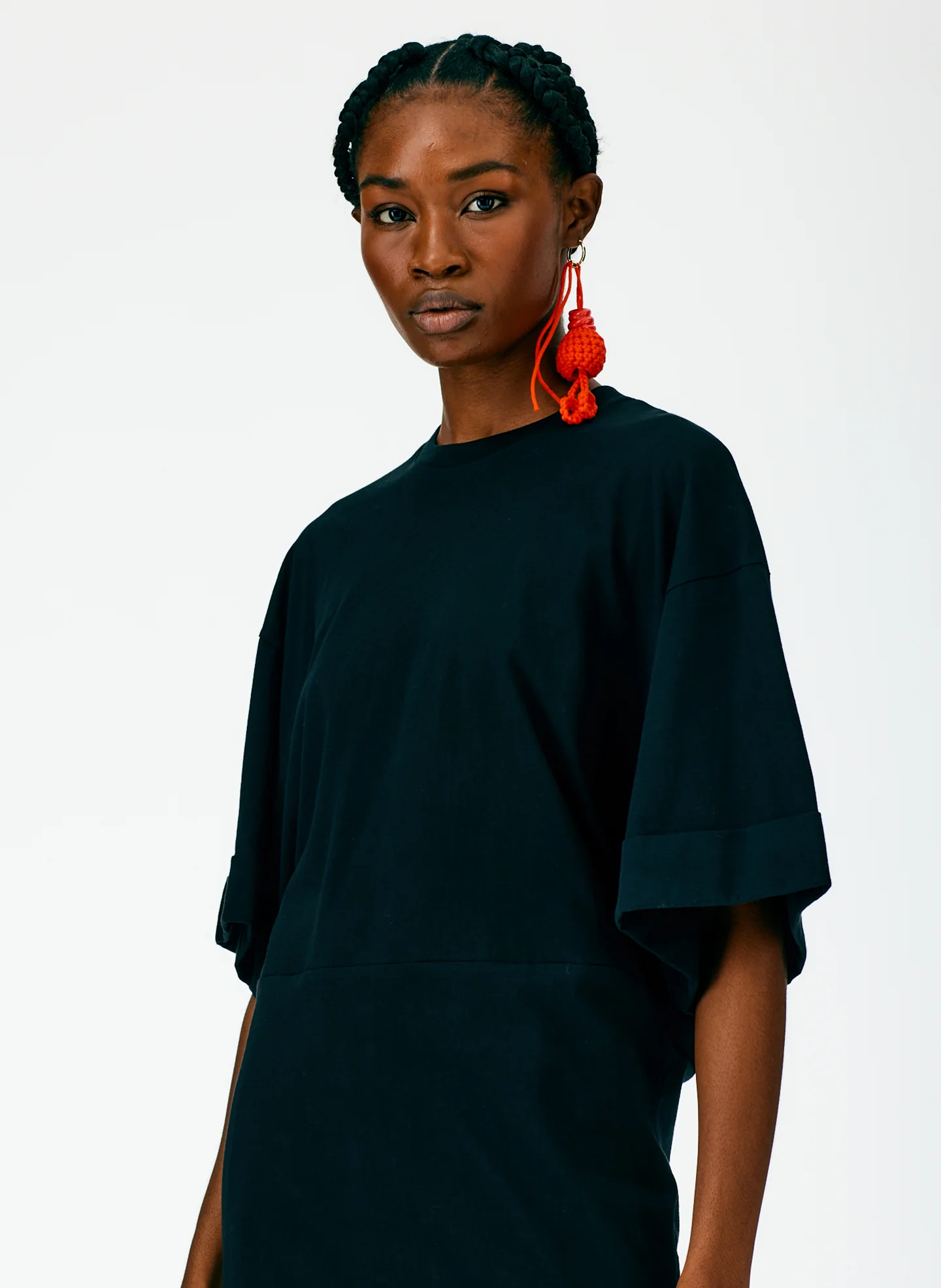 T-Shirting Rolled Sleeve Tunic - Image 7