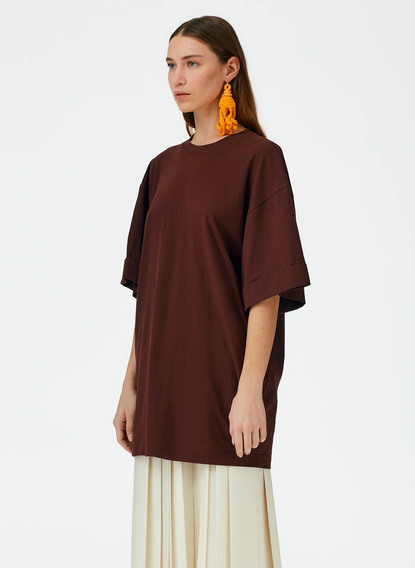 T-Shirting Rolled Sleeve Tunic - Image 2