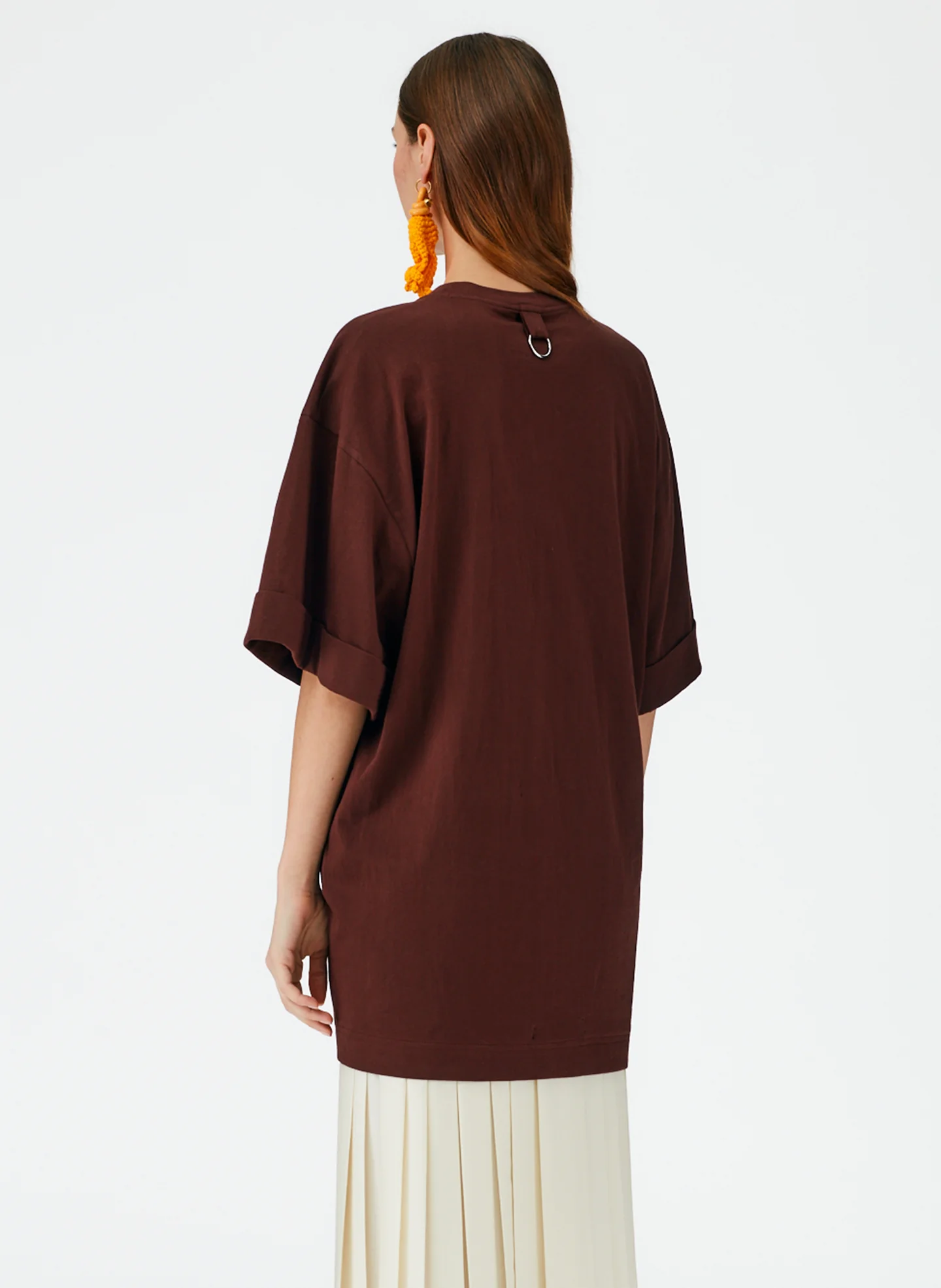 T-Shirting Rolled Sleeve Tunic - Image 3
