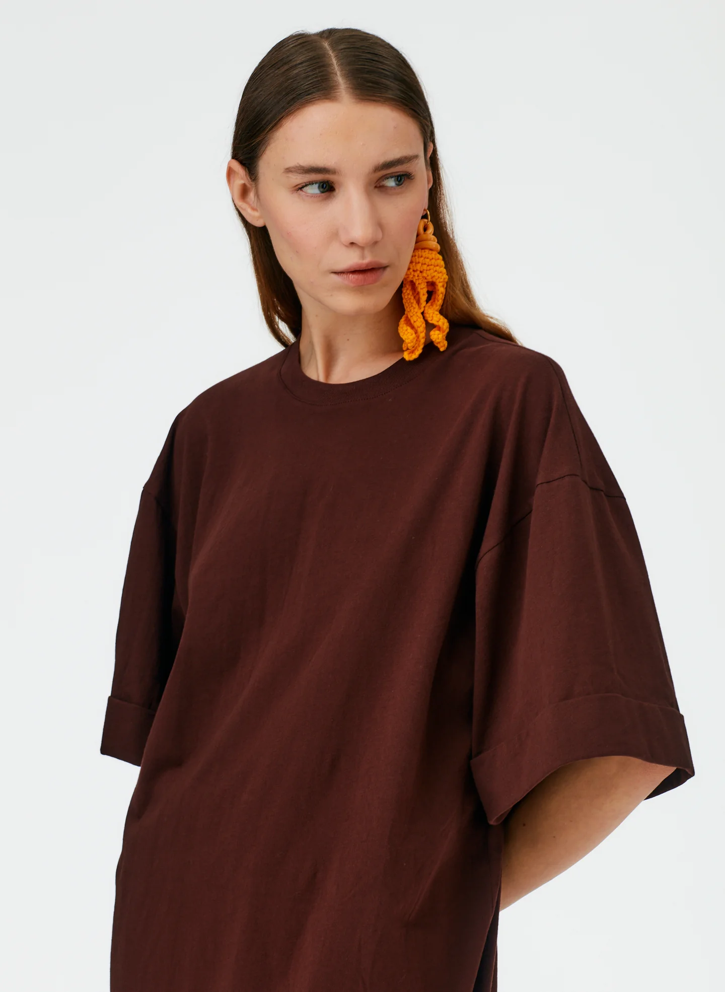 T-Shirting Rolled Sleeve Tunic - Image 5
