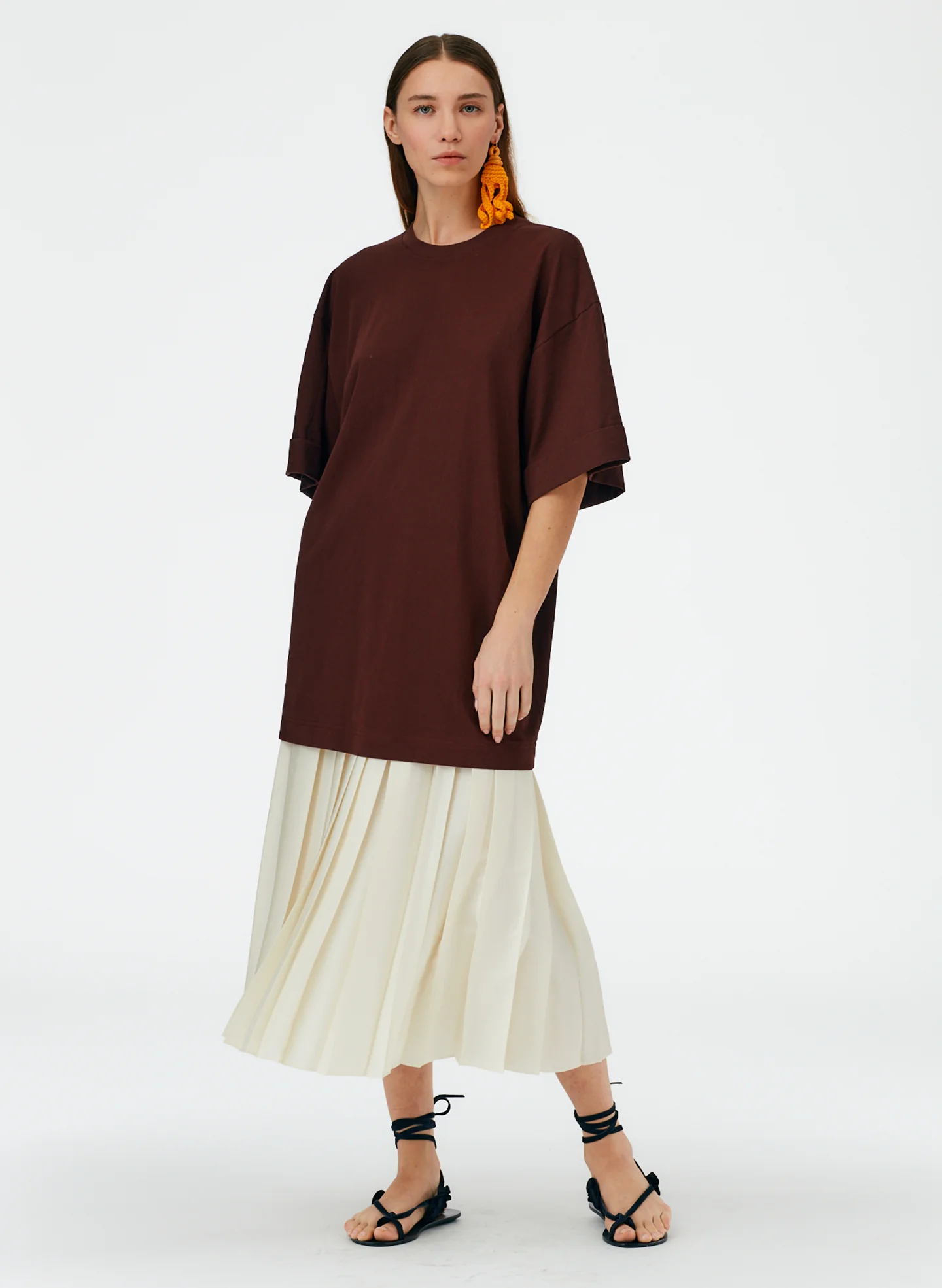 T-Shirting Rolled Sleeve Tunic - Image 6