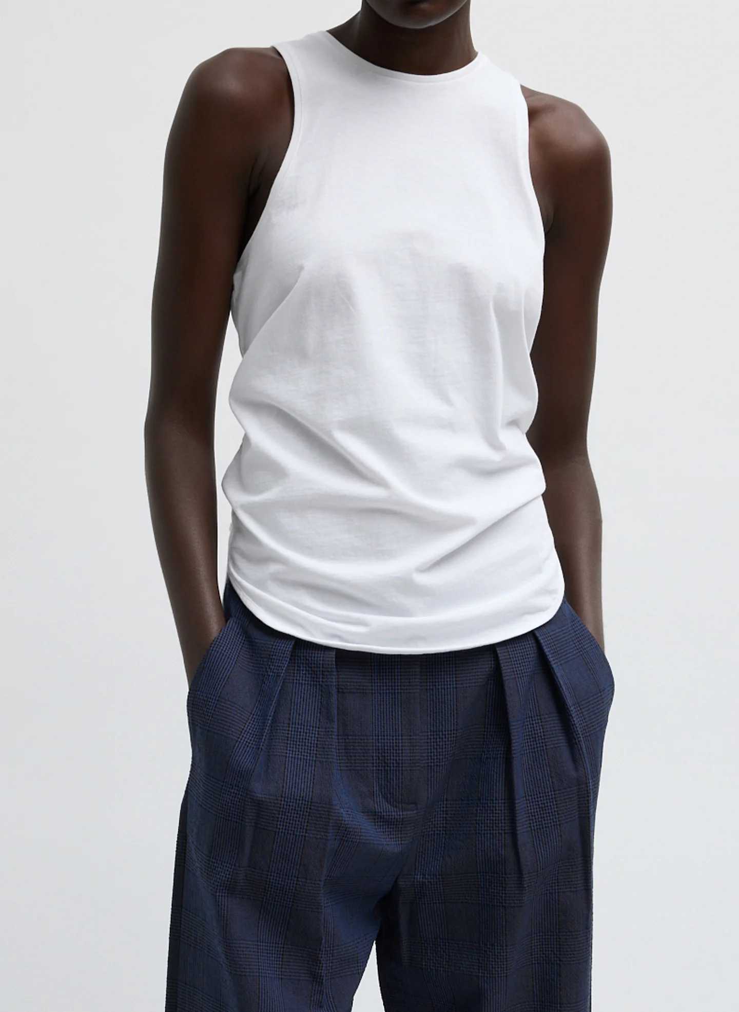 Shirred Back Tank