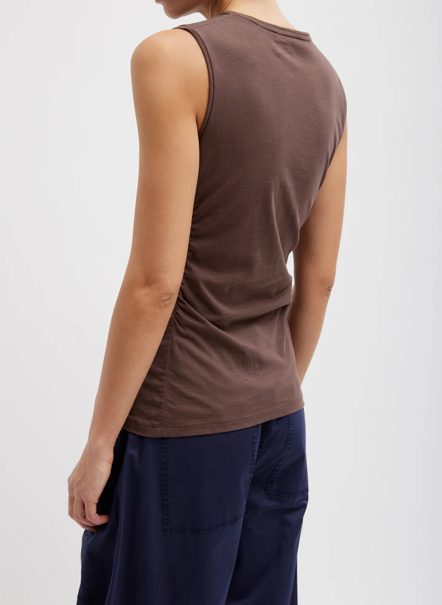 T-Shirting Shirred Crewneck Top - Image 3
