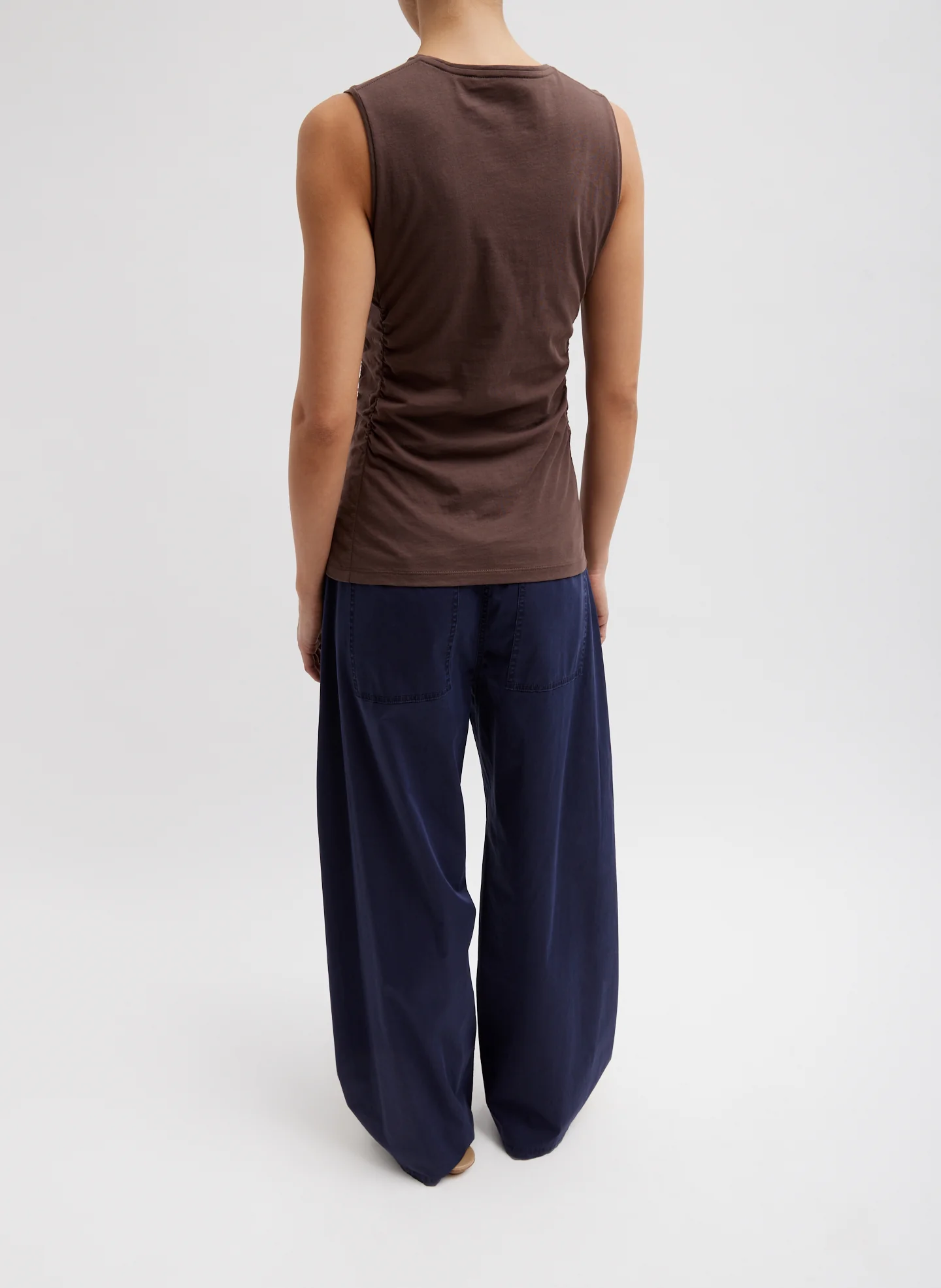 T-Shirting Shirred Crewneck Top - Image 4