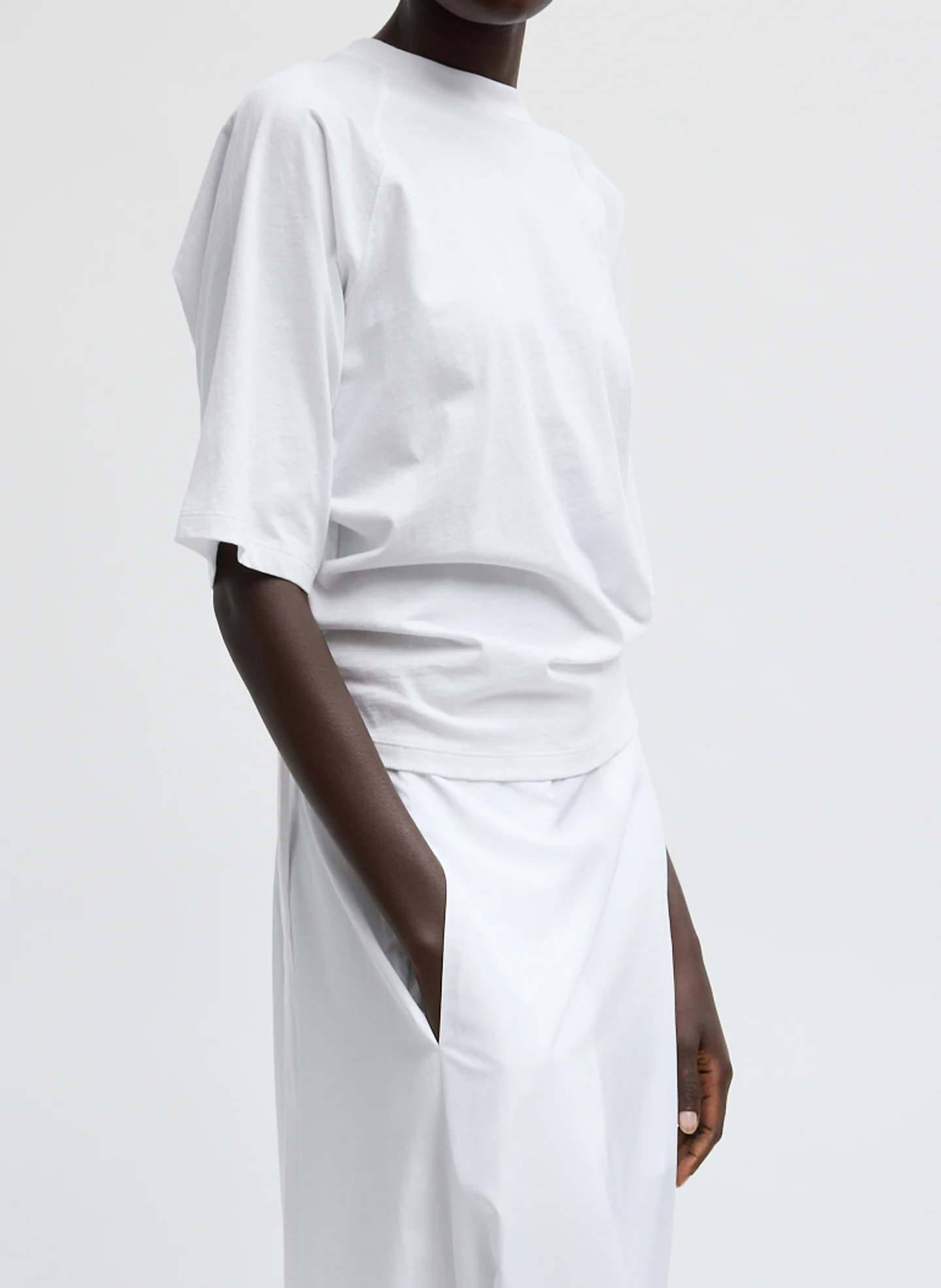 Short Sleeve T-Shirt With Shirred Back - Image 2